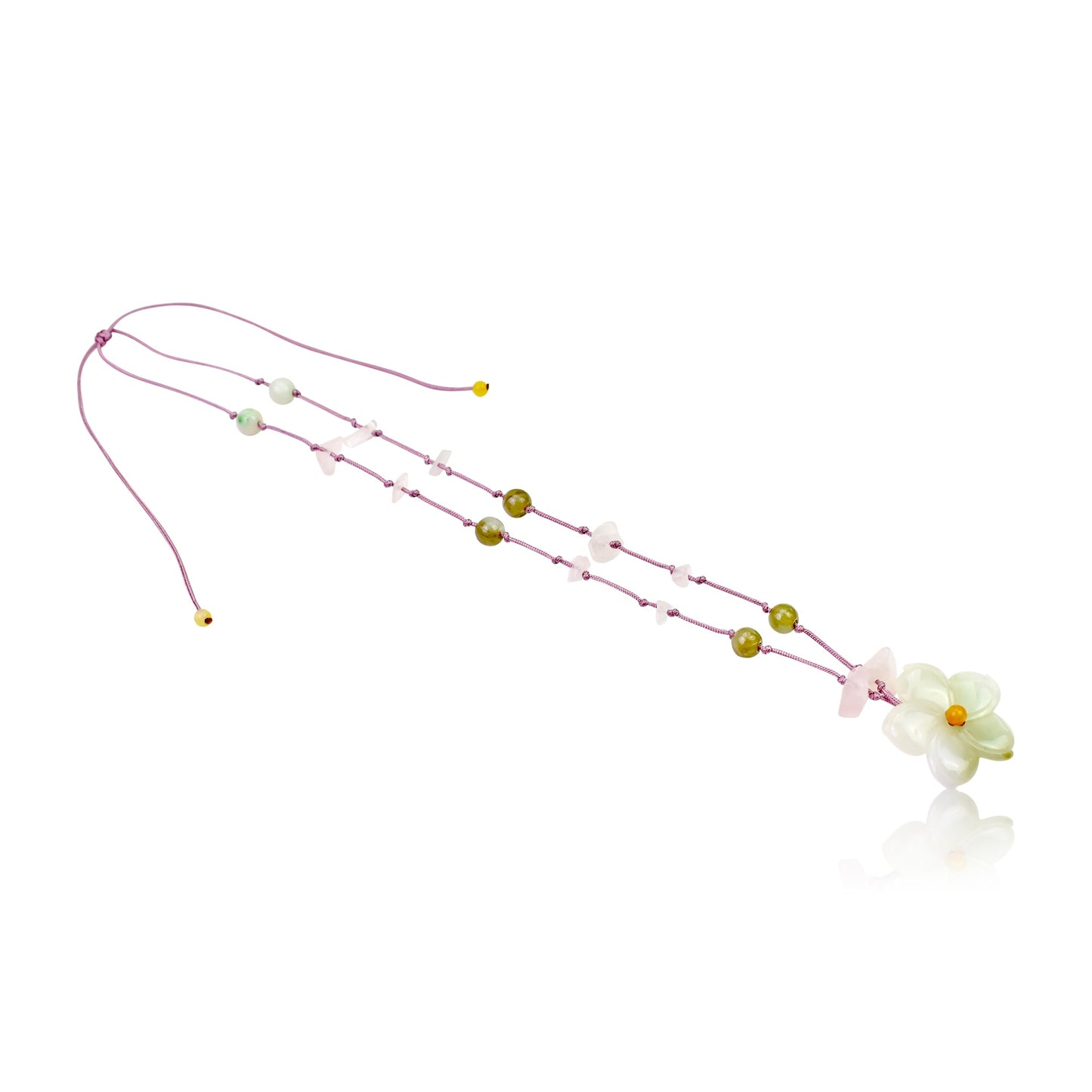 A flower necklace for women featuring wild columbine a meaningful birthday gift for friendship and joy
