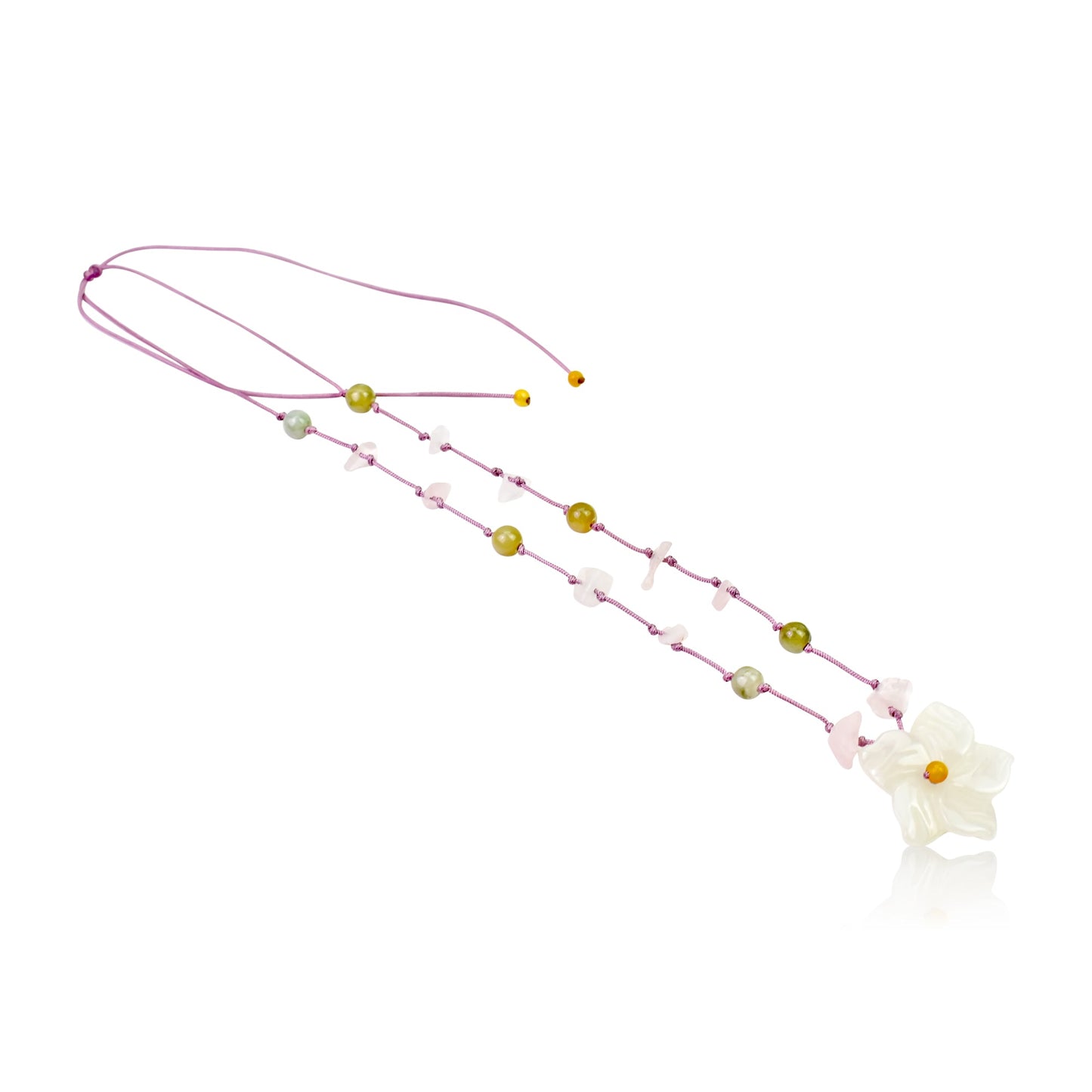 A flower necklace for women with wild columbine design an elegant Valentine’s gift symbolizing love and connection