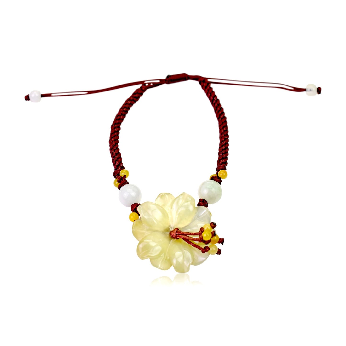 Anemone with Real Jade a Meaningful Simple Gift for Mother's Day