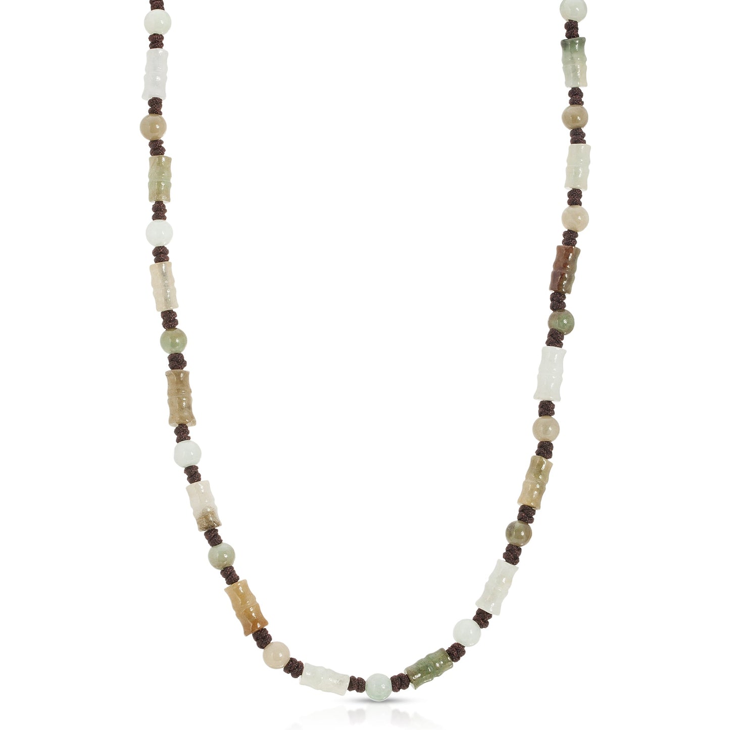 Bamboo Necklace a Jade Chain Necklace for Unisex Jade Bamboo Handmade Necklace for Women or Men Birthday Gift