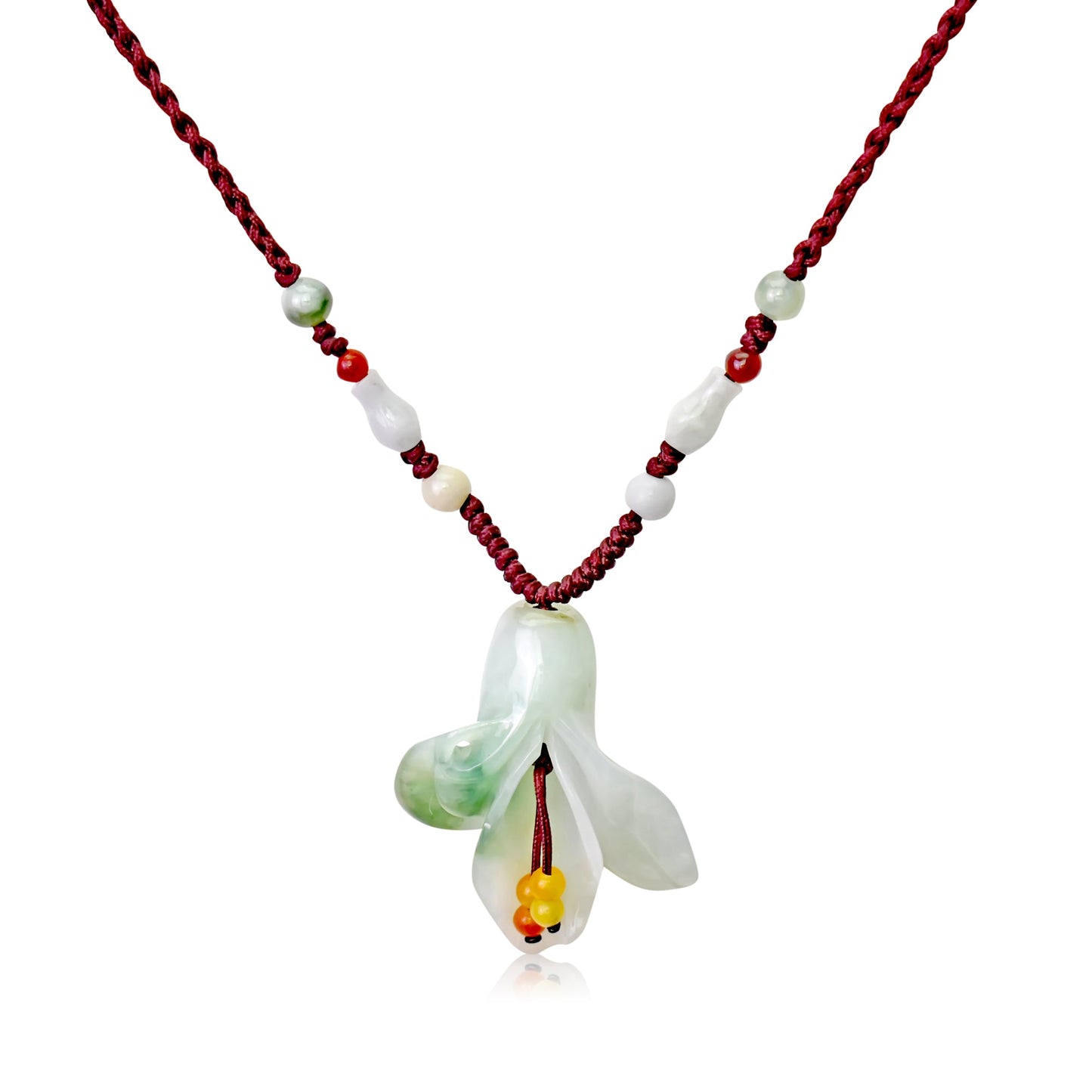 Bloom with meaning a calla lily pendant, a statement necklace floral for mom Mother's Day gift