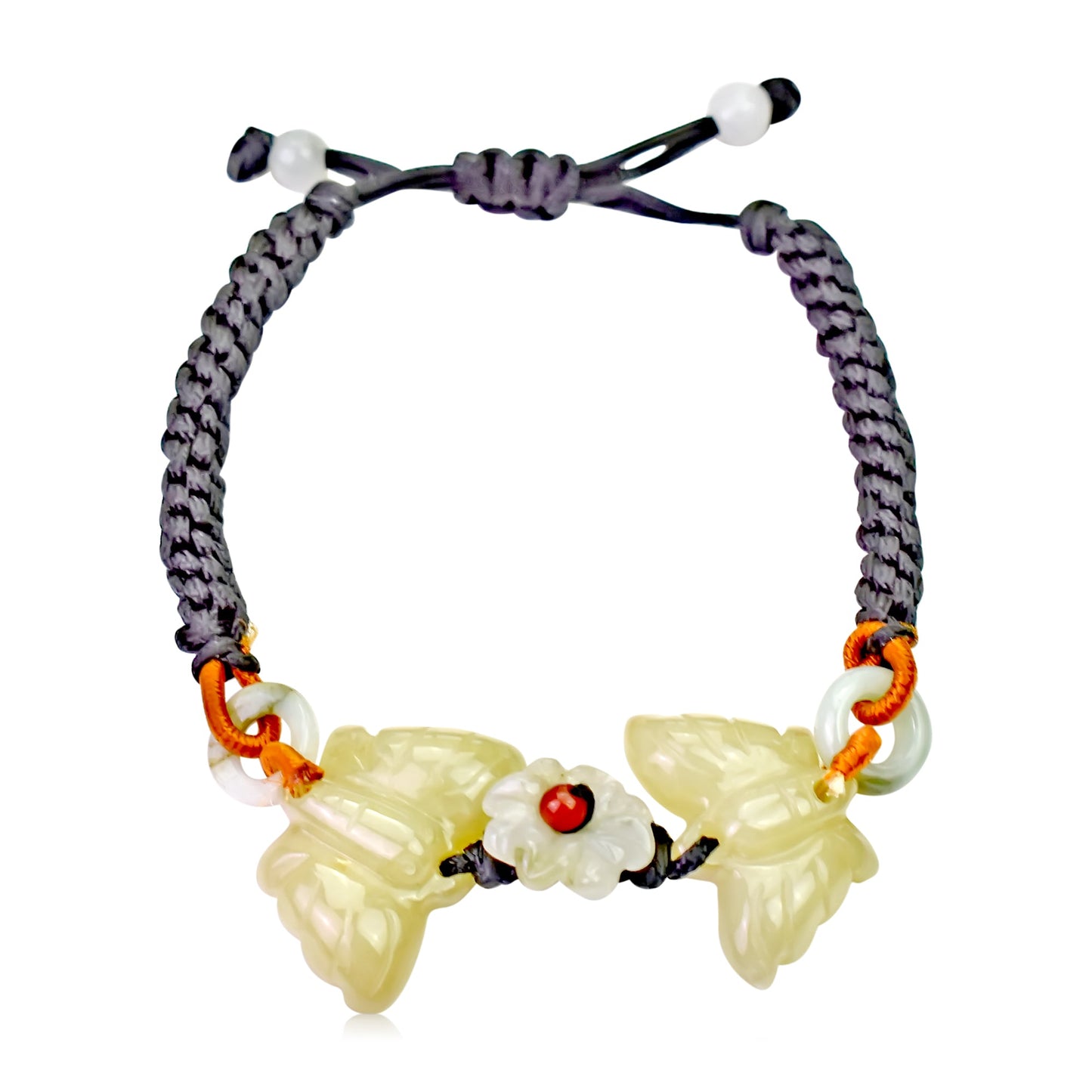 Butterfly bracelet Handmade Natural Jade Bracelet for Women