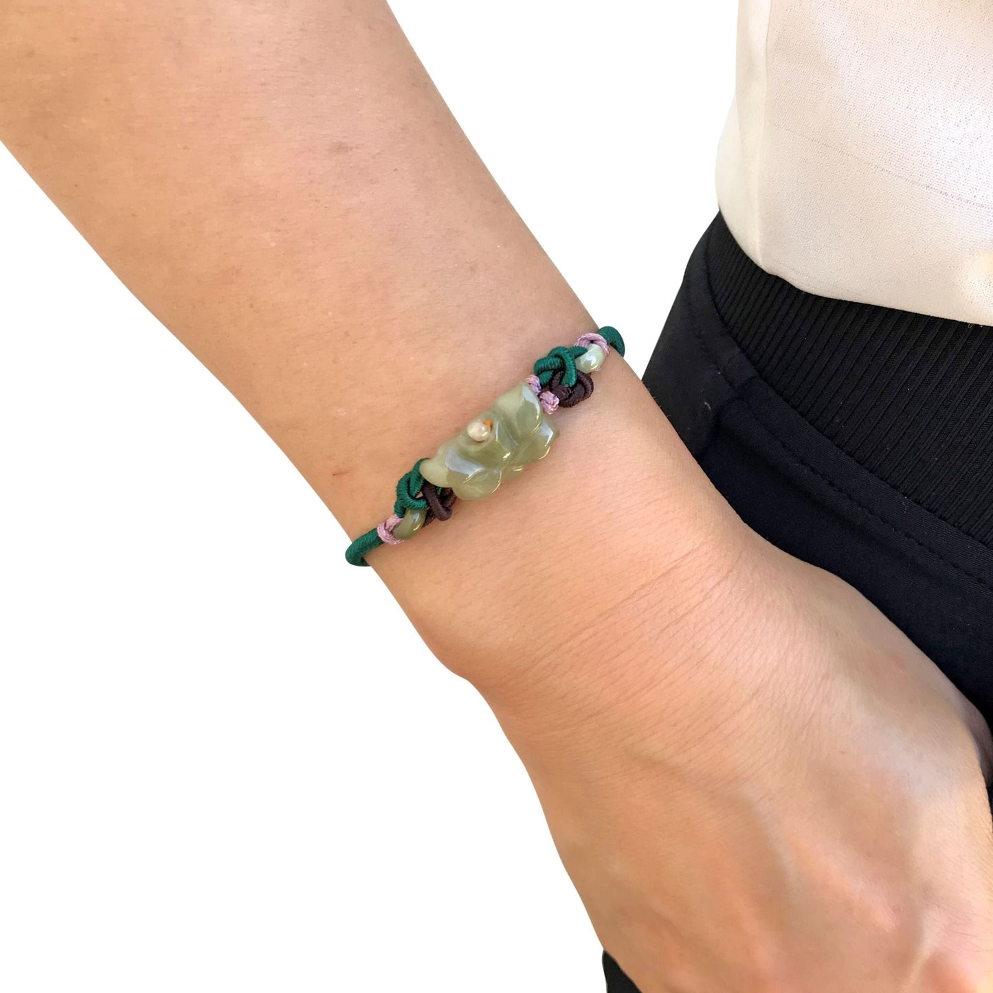 Charming designer flower bracelet inspired by Blue Wild Indigo blooms for Women