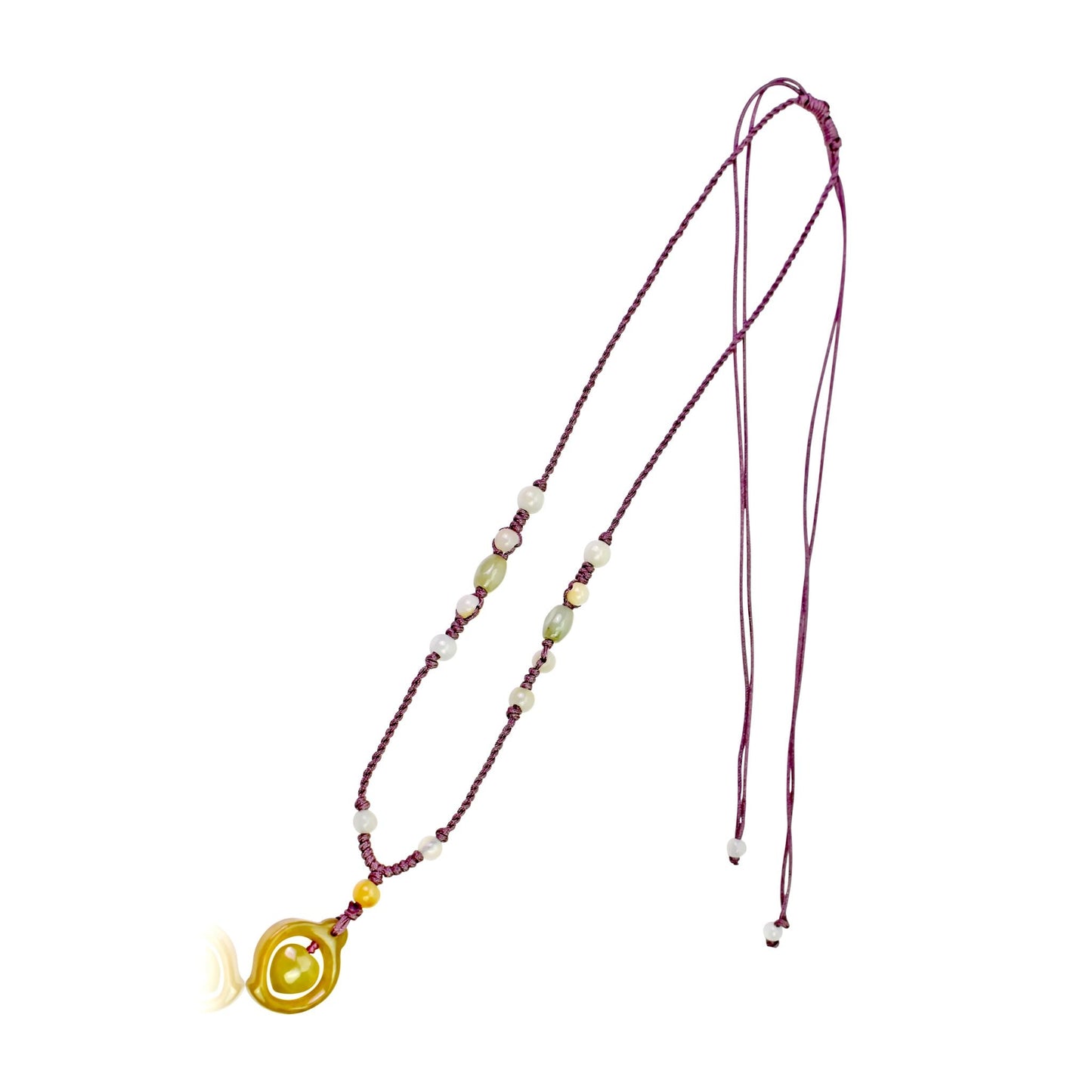 Cute heart necklace perfect for holidays or anniversaries gift, filled with luck and positive energy
