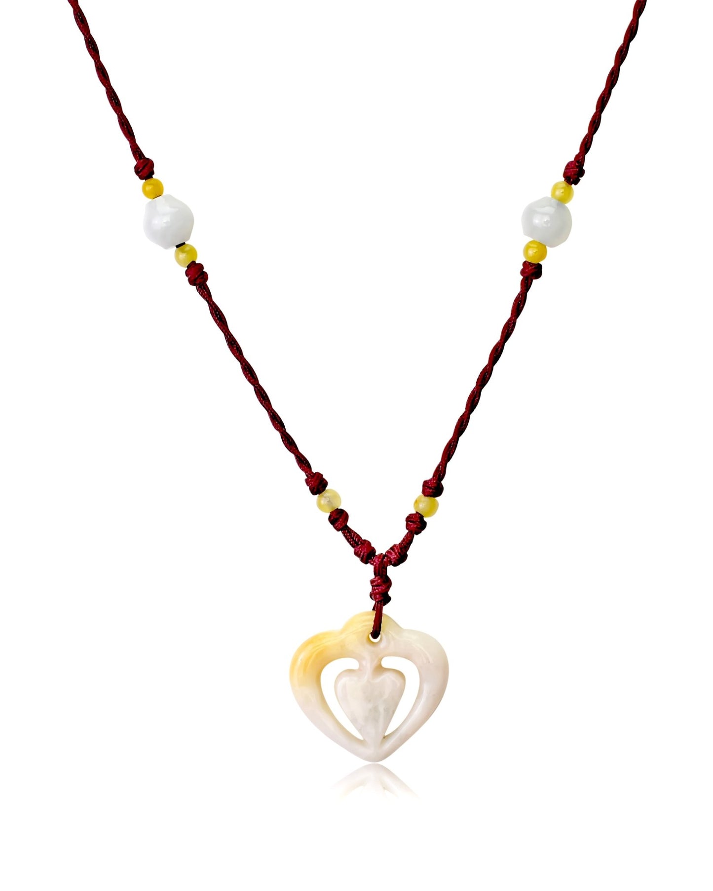 Double heart necklace a spiritual birthday gift filled with love, light, and luck