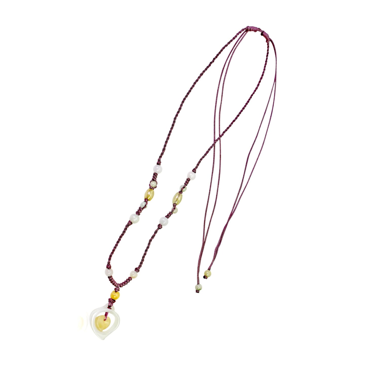 Double heart pendant necklace a meaningful jade gift for birthdays