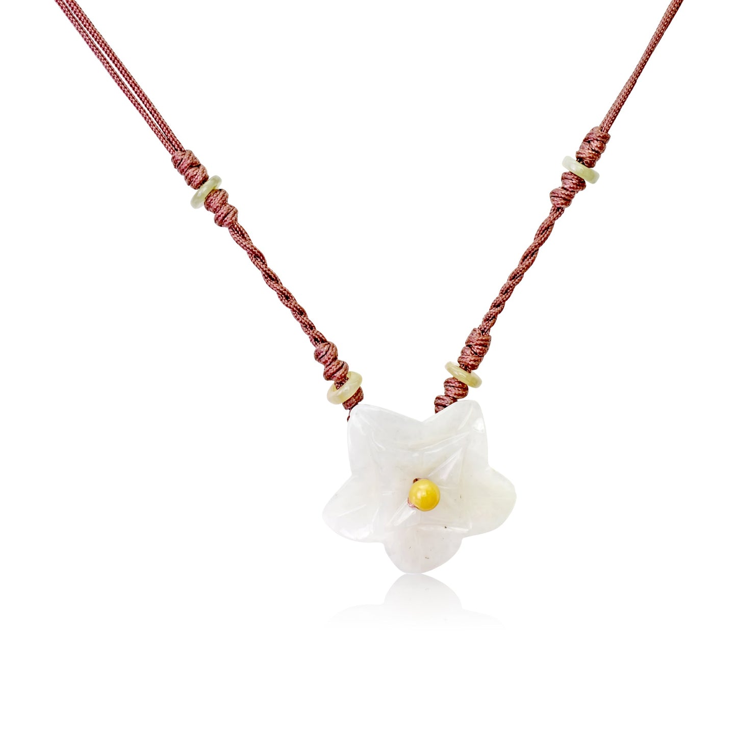 Elegant aster flower pendant for a meaningful September birthday gift