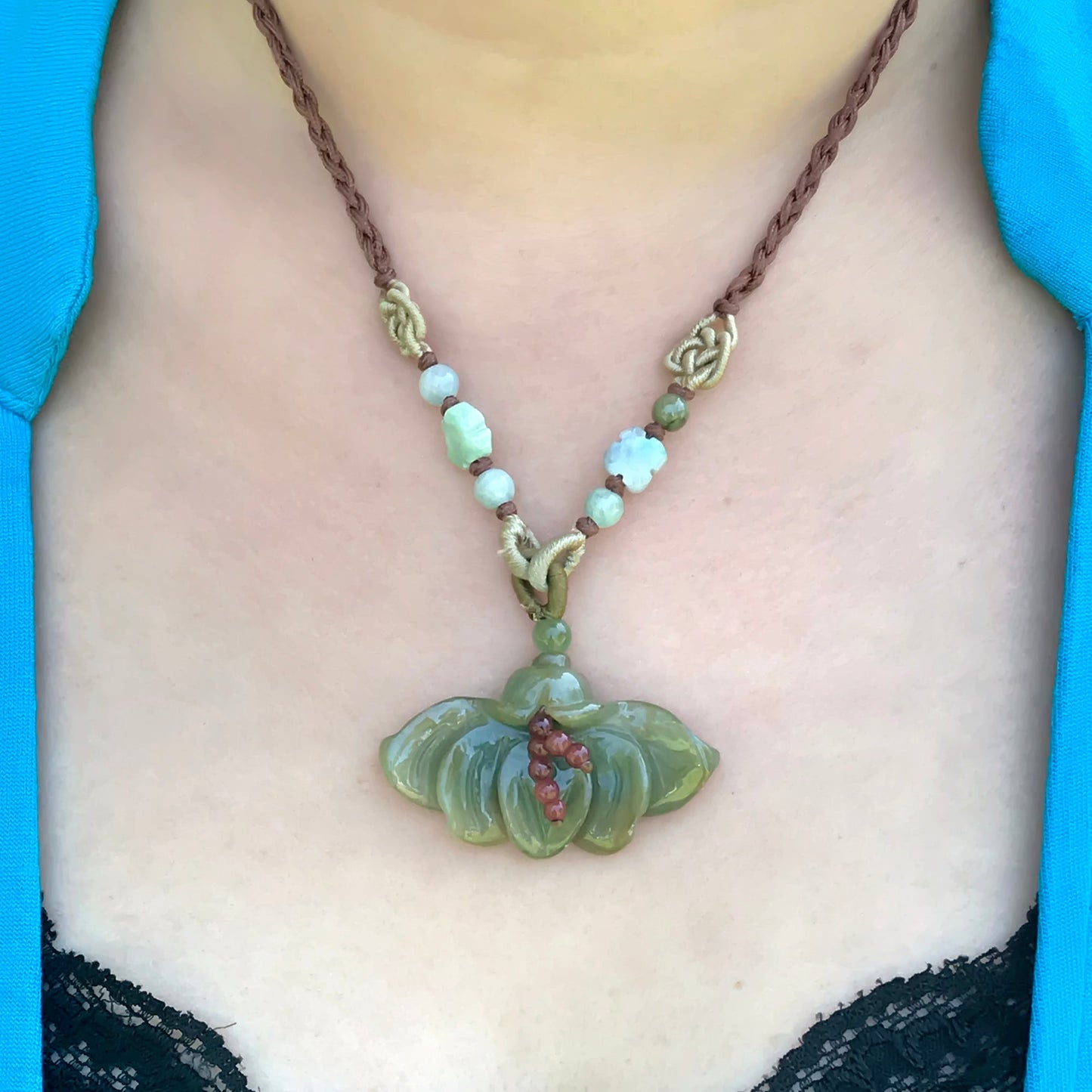Fairy fan flower a handcrafted necklace a meaningful jewelry gift celebrating life’s special moments with grace