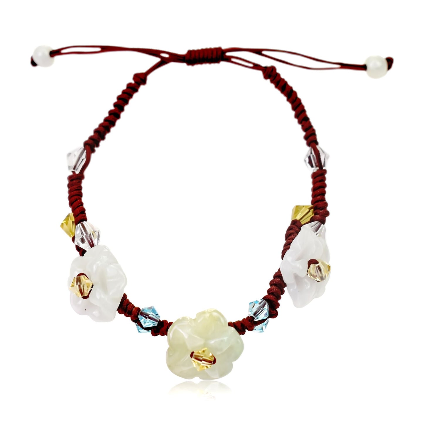 Flower Pimpernel Real Flower Bracelet an Unforgettable Gift for Wife on Anniversary or Valentine’s Day