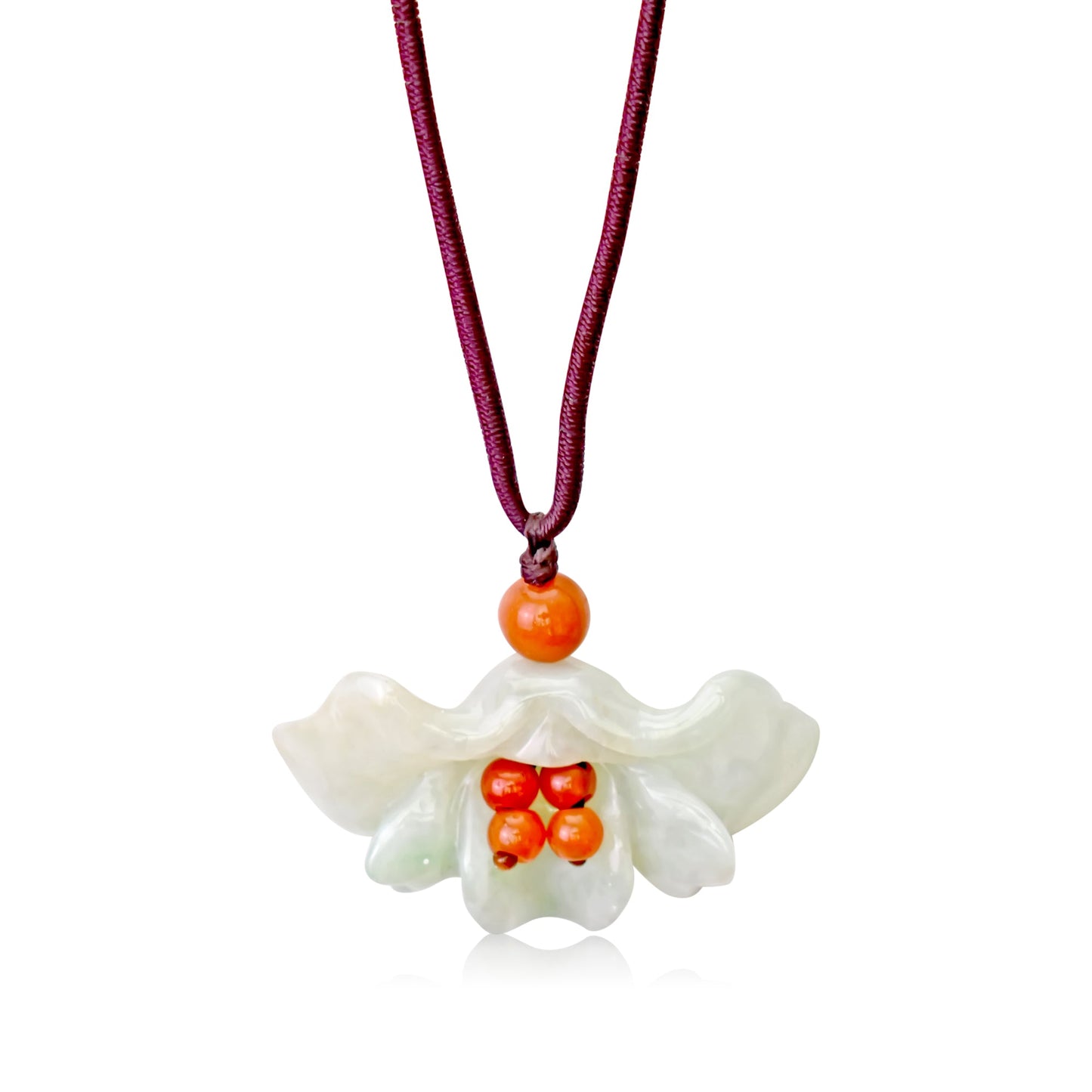 Flower fan a flower stone necklace a timeless symbol of peace, love, and protection for every occasion