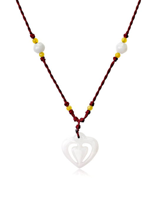 Gift Jade Heart Pendant for Eternal Love and Connection