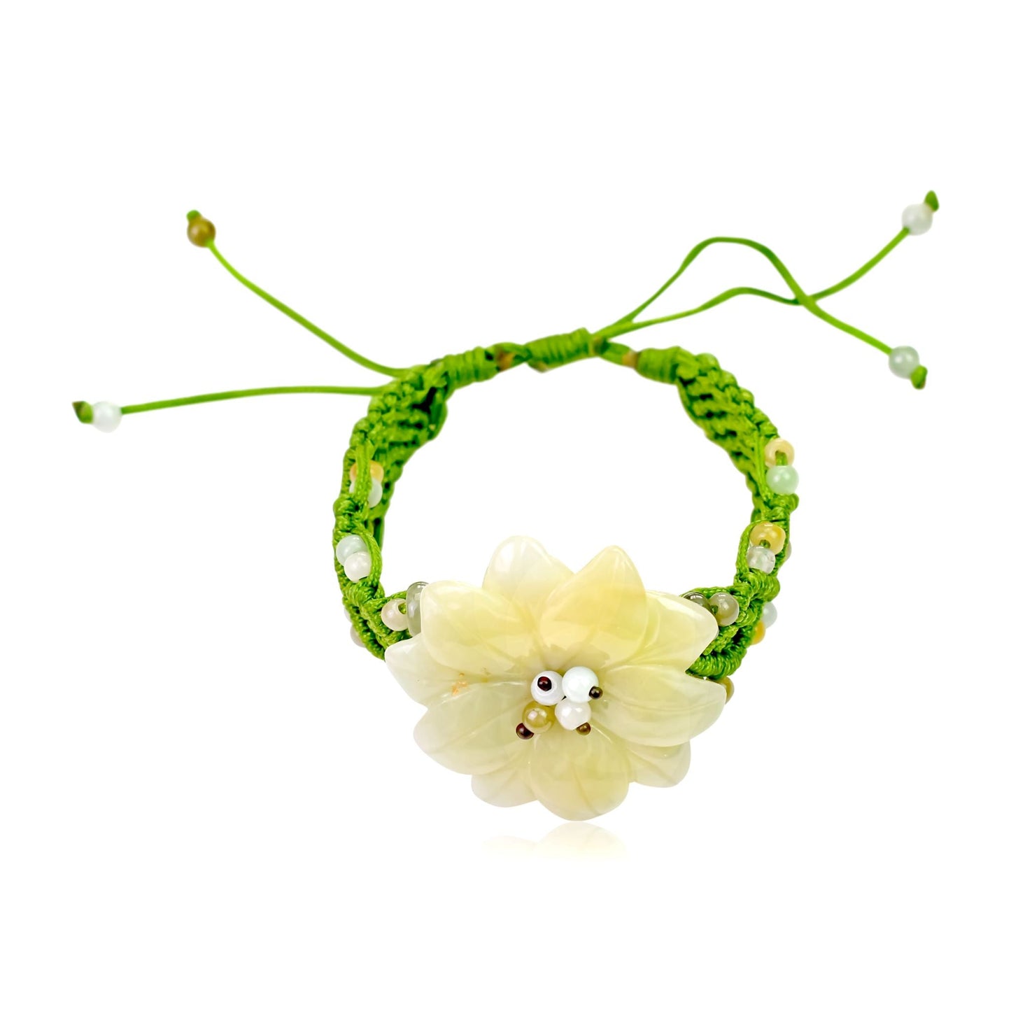 Handcrafted Female Bracelet with Anemone in Water Design For Women