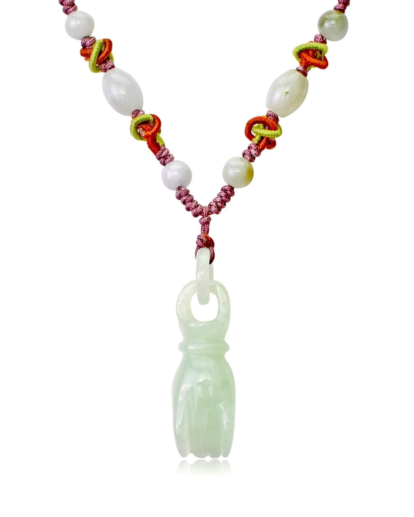 Handmade Kwan Yin Jade Pendant Jade Jewelry for Women on Mother’s Day or Holidays
