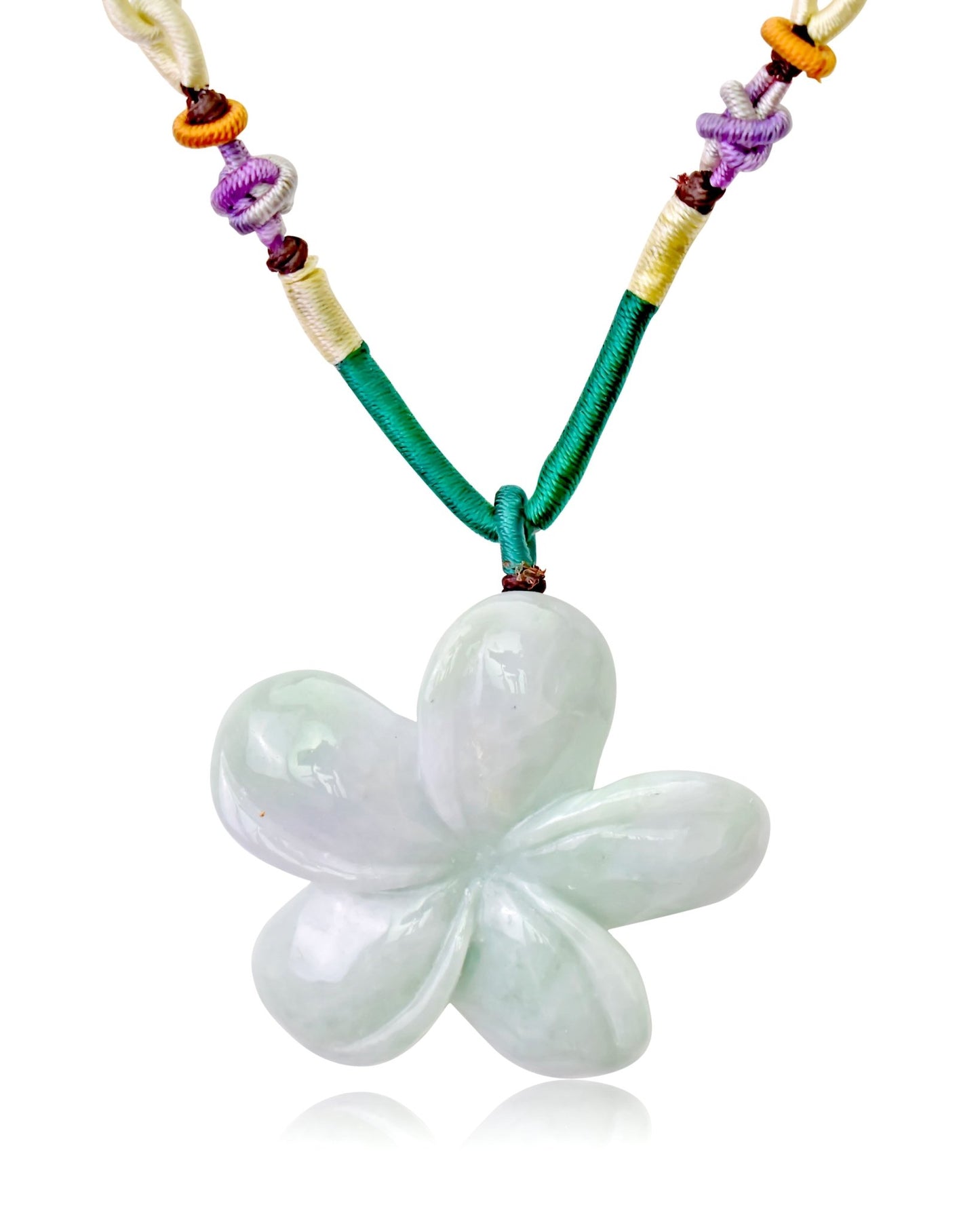 Hawaiian floral necklace with plumeria flower necklace for women a uplifting gift idea for Valentine’s Day or anniversaries