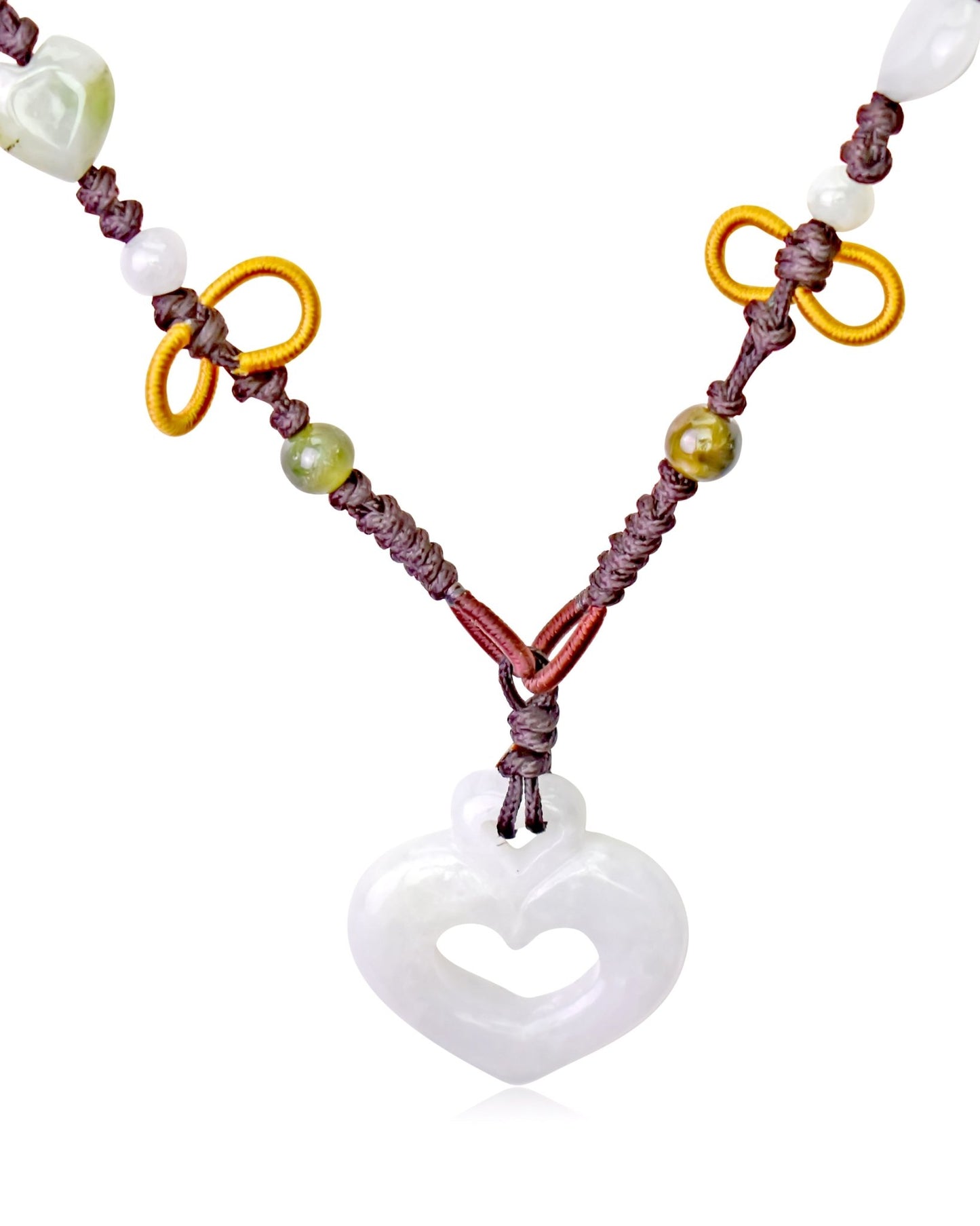 Heart jewelry necklace for anniversary a loving jade necklace gift that brings lasting love