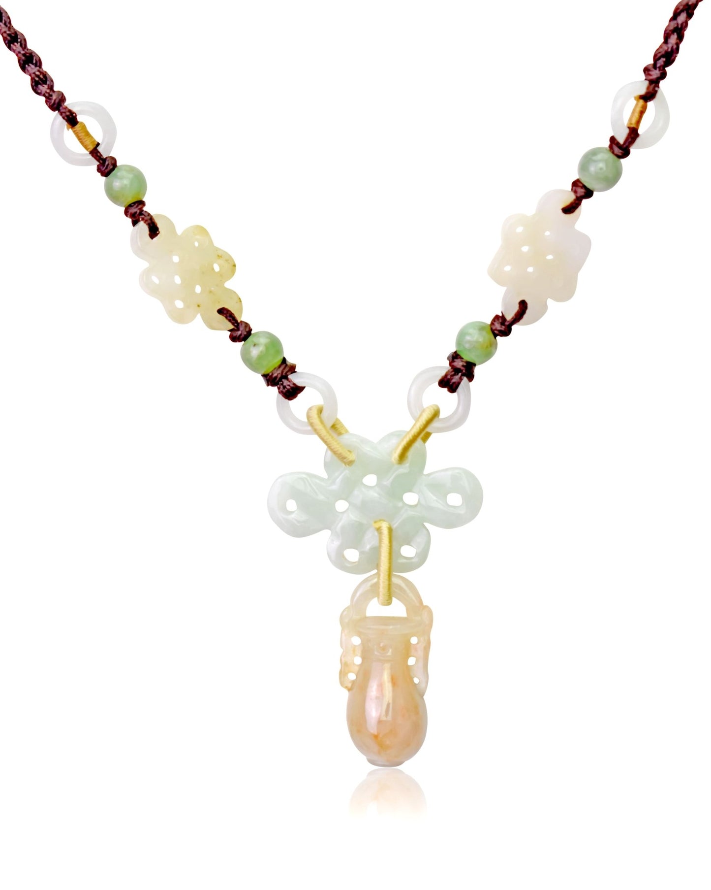 Infinity Pendant with Jade Stone Timeless Jewelry for Valentine’s Day or Special Celebrations