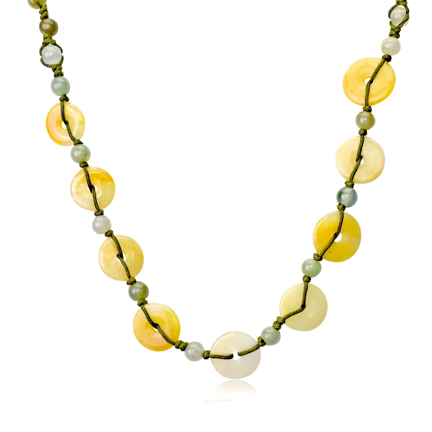 Jade Necklace Circle Meaningful Jewelry for Mother’s Day, Father’s Day, or Valentine’s Day