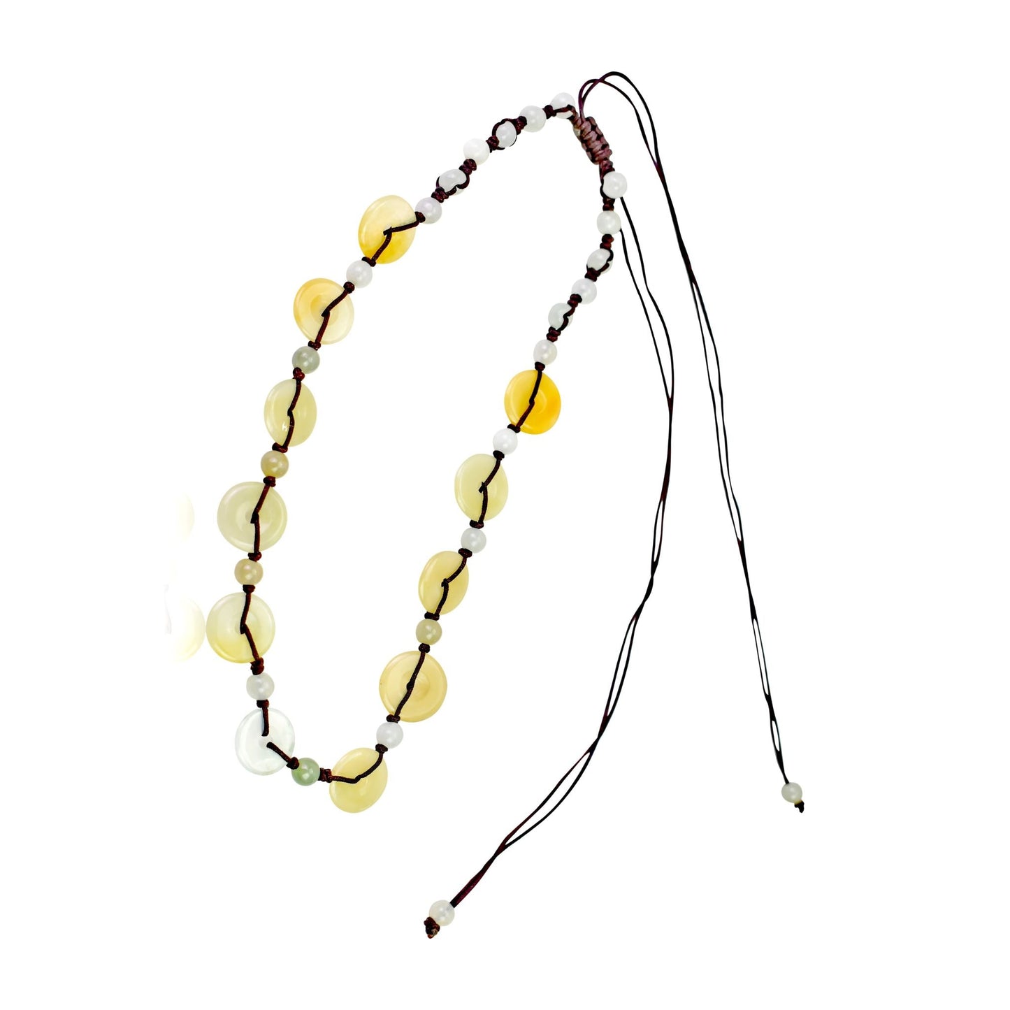 Jade Necklace Circle for Men and Women Spiritual Jewelry for Anniversary Gift