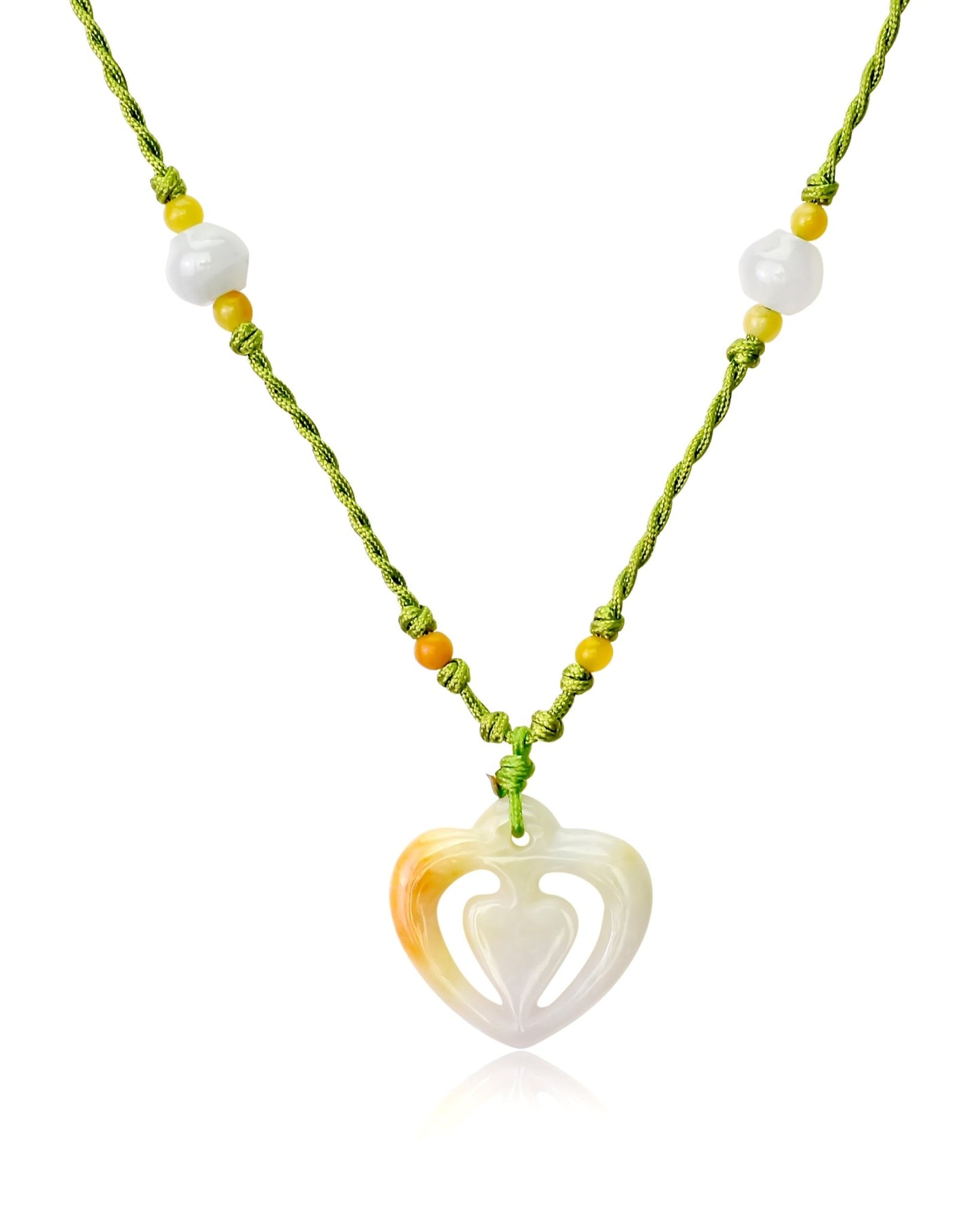 Jade heart pendants for women a meaningful anniversary gift full of good energy and love