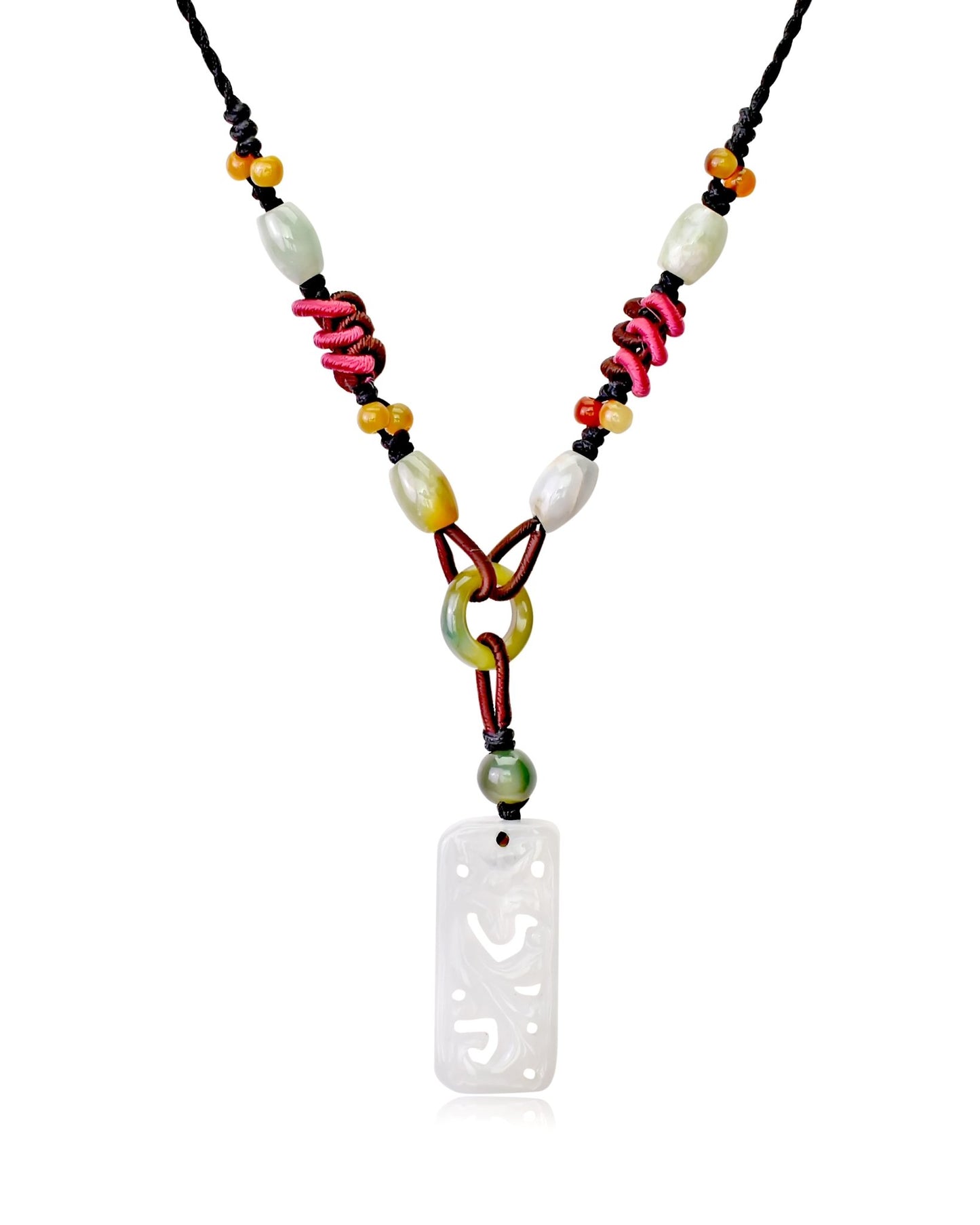 Jade necklace women a heartfelt sakura flower necklace with spiritual depth and love