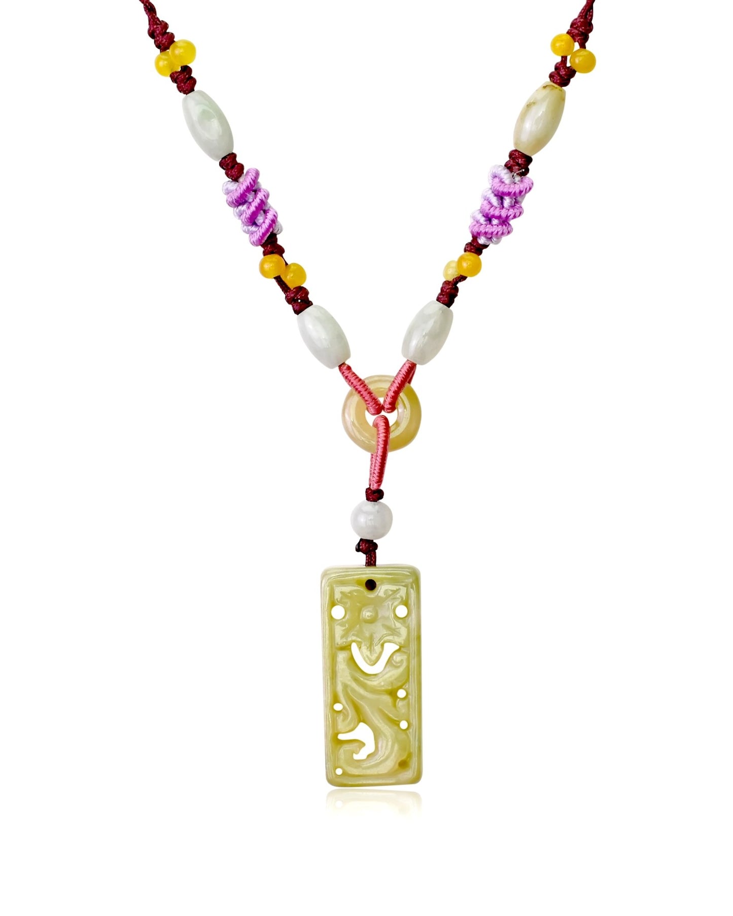 Jade necklace women for Valentine’s Day a sakura blossom necklace for grace
