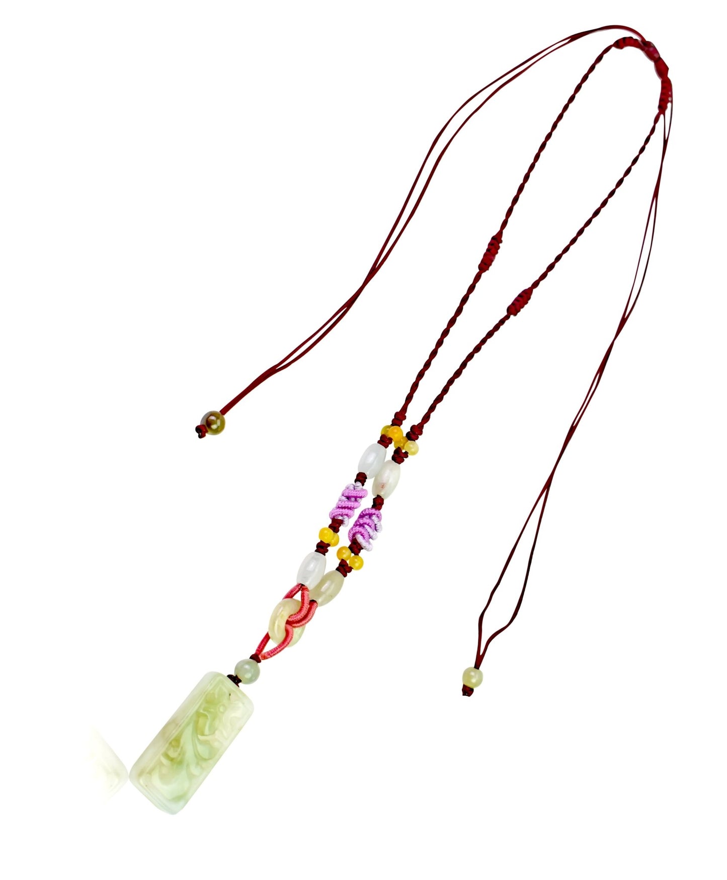 Jade necklace women for Valentine’s Day to express love and protection with sakura blossom necklace