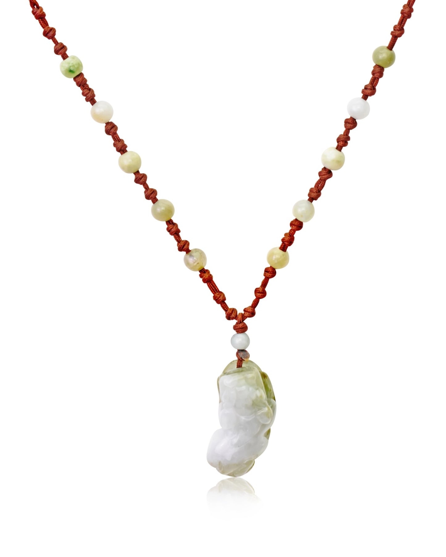 Mens Jade Pendant Necklace Pixiu Necklace Unique Father’s Day Gift Idea
