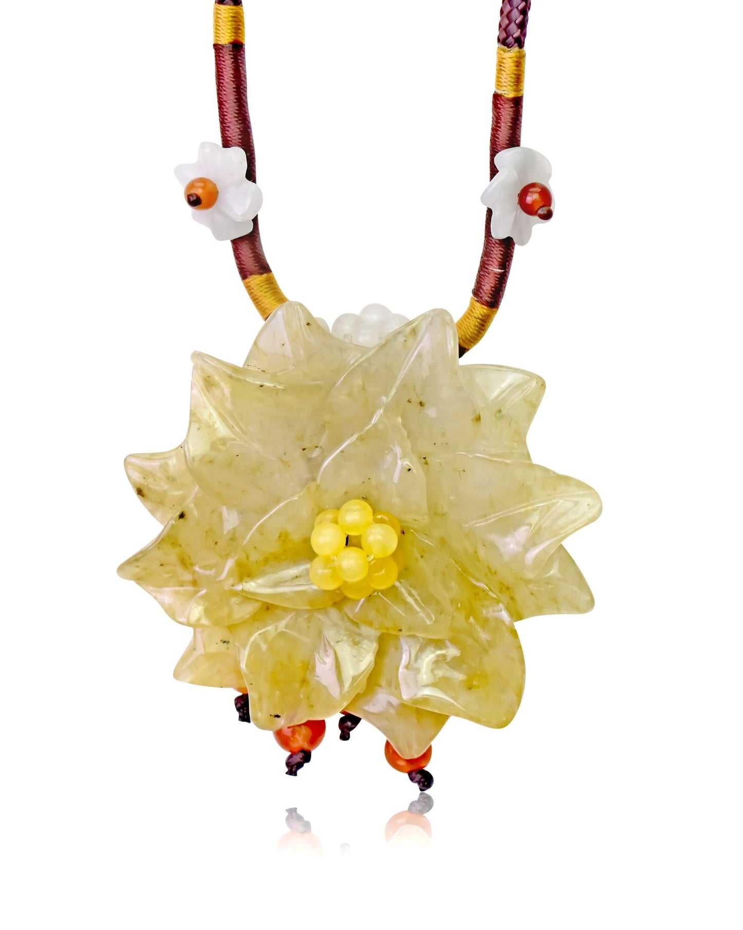 Personalised Necklace with Scabiosa an Elegant Holiday Gift Idea for Women and Friends