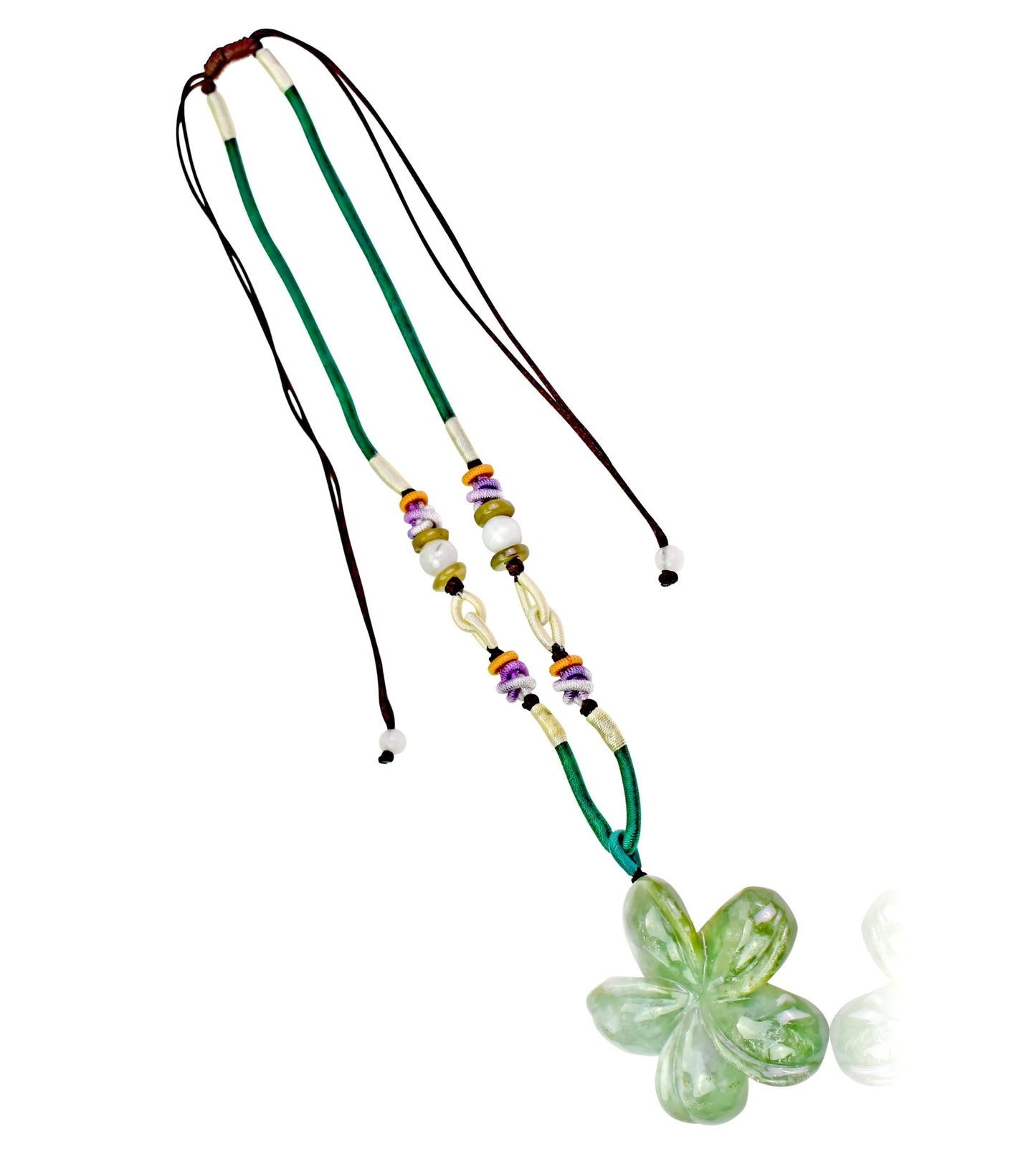 Plumeria flower necklace a romantic gift with spiritual protection for Valentine’s Day