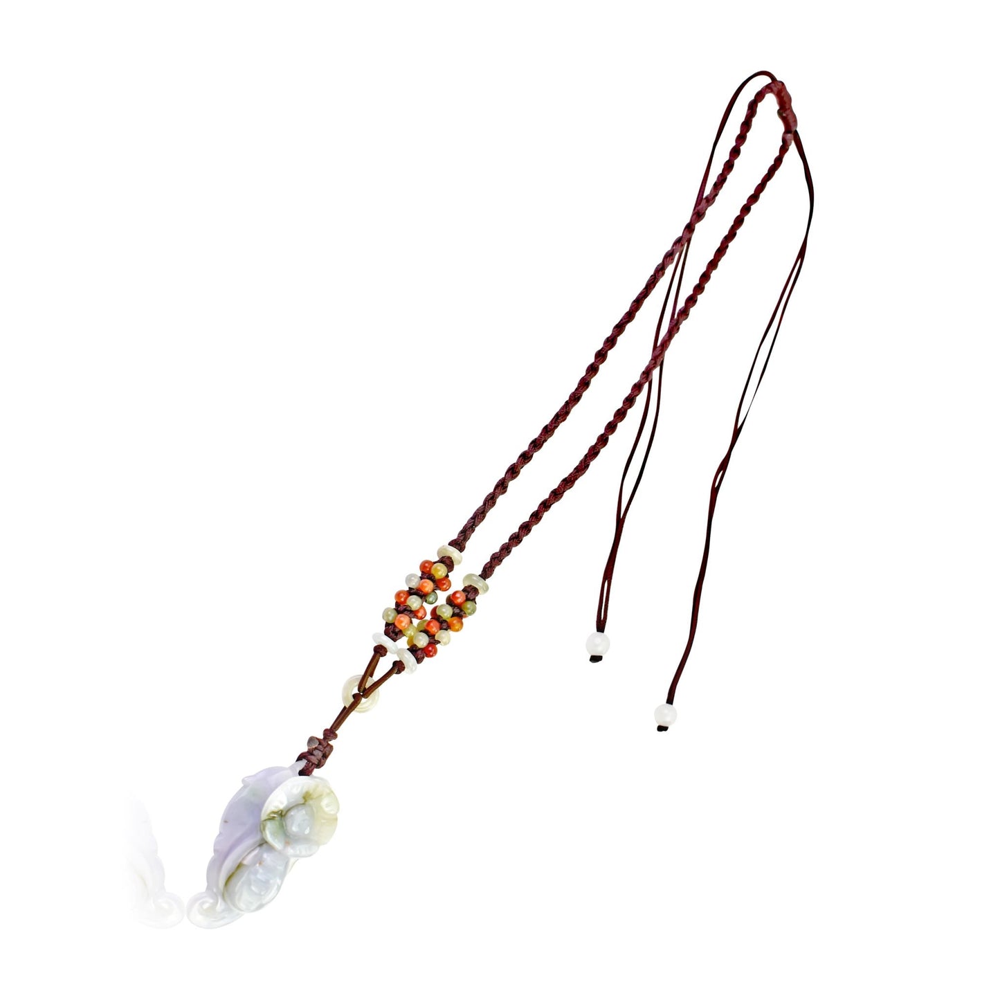 Romantic designer flower necklace for celebrating her orchid flower for women who love elegant surprises