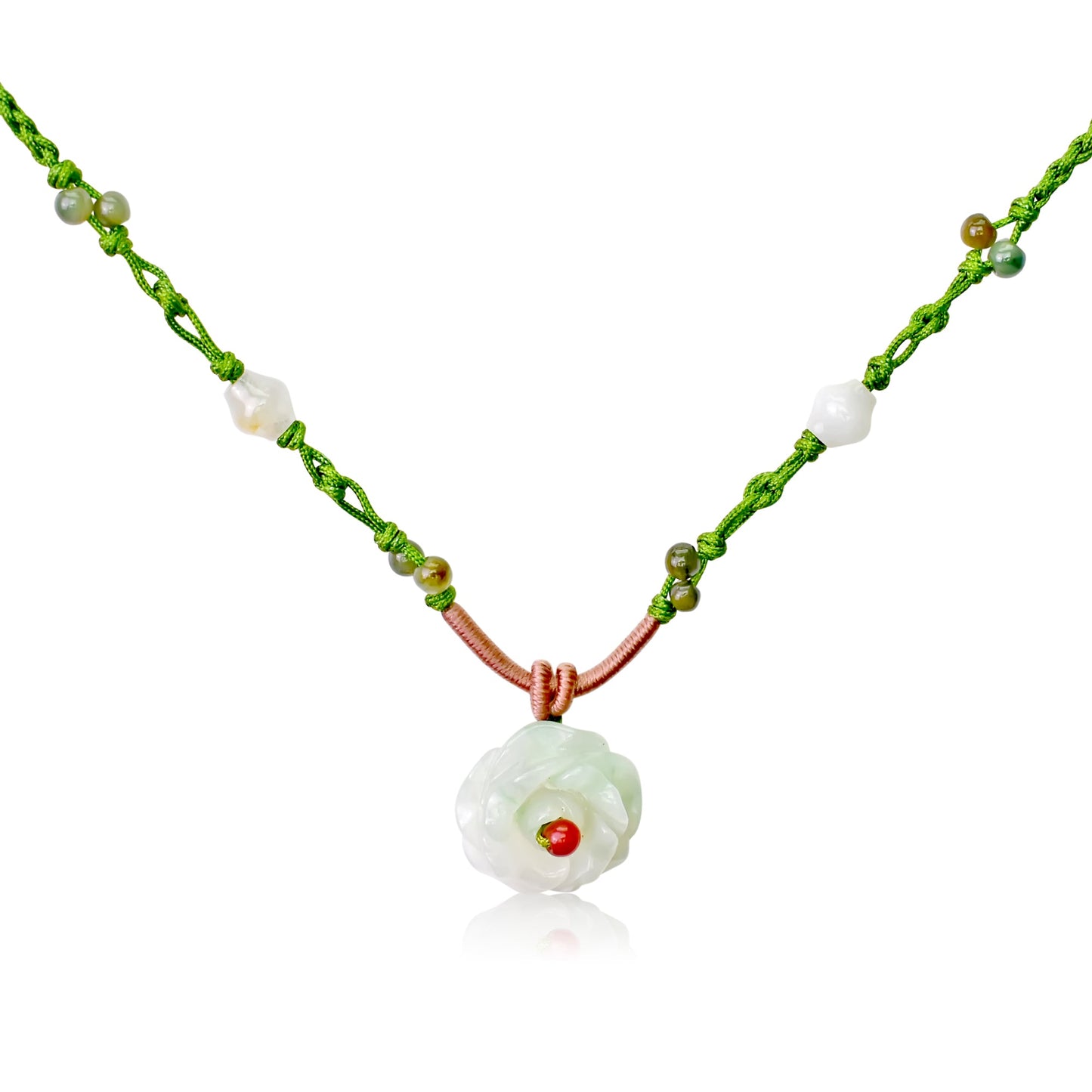Rose charm necklace for timeless Mother’s Day elegance
