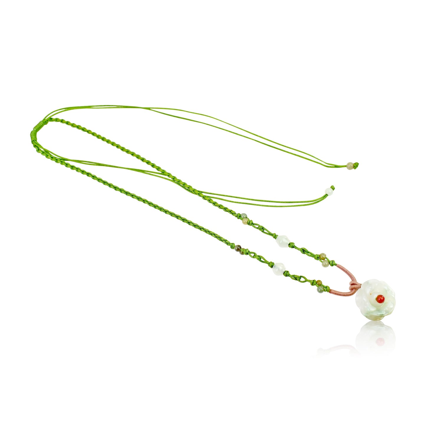 Rose charm necklace to honor your love on Mother's Day
