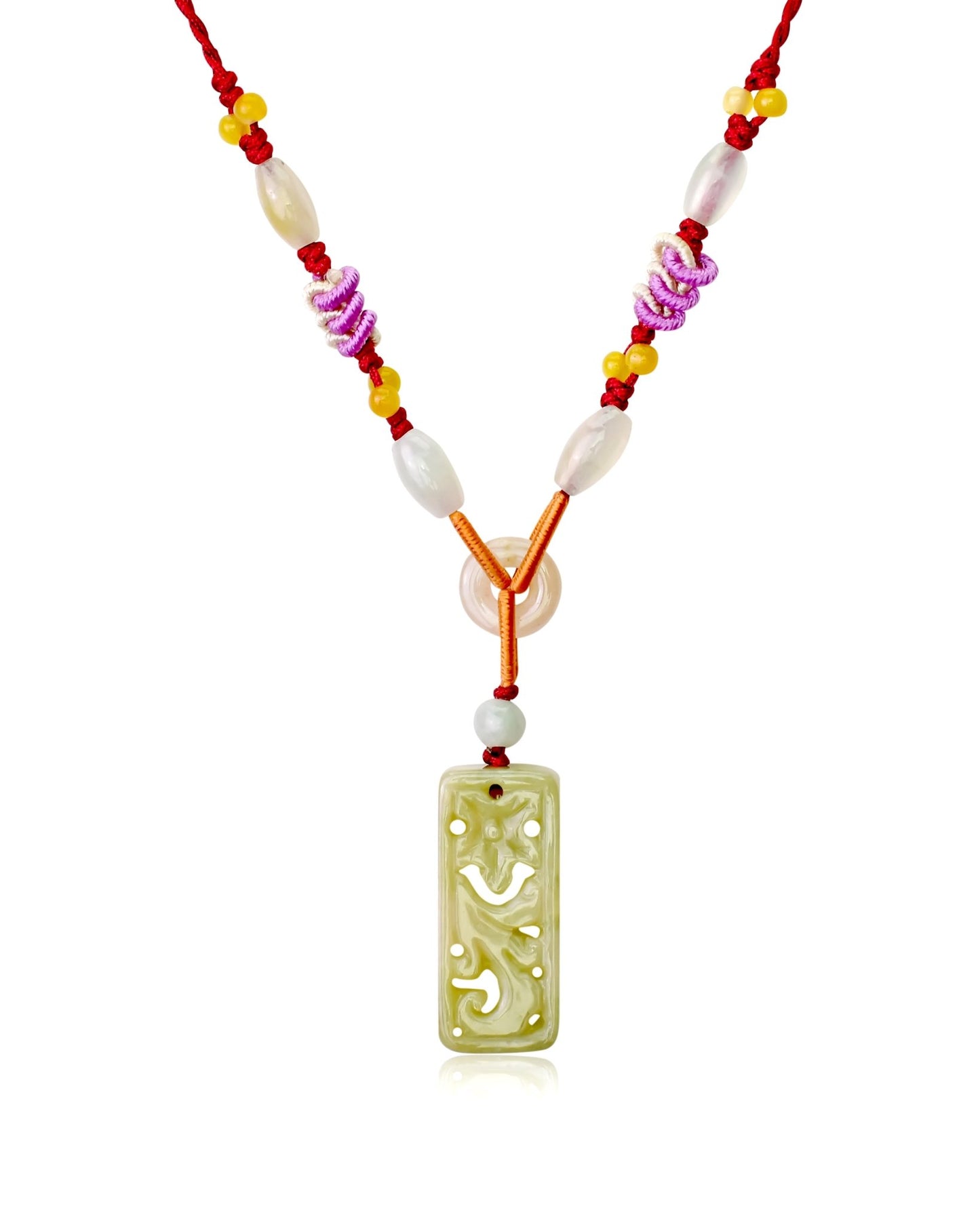 Sakura blossom necklace for birthday gift a handcrafted jade necklace women that symbolizes new beginnings