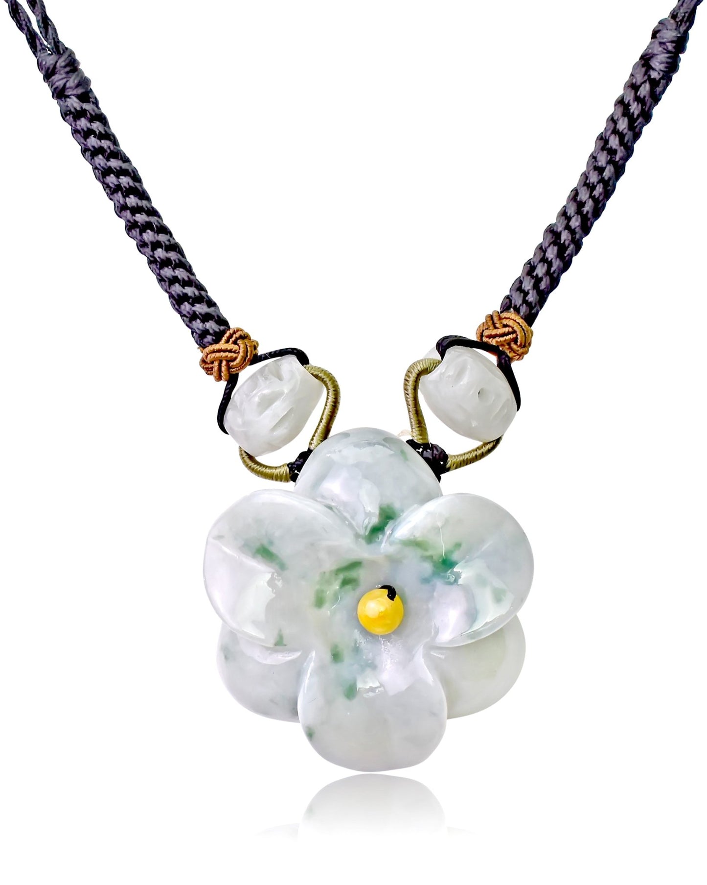 Unique jewelry necklace for women a uplifting birthday gift with the grace of a white flower amaryllis