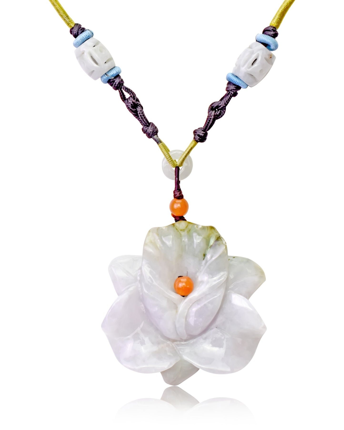 Unique orchid pendant for birthdays and special occasions