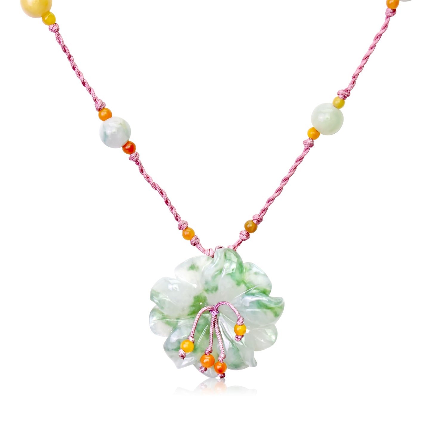 Valentine’s Day Jade a Necklace for Women Green Anemone with Meaning
Captures romantic intentions and jade's symbolism of protection and love