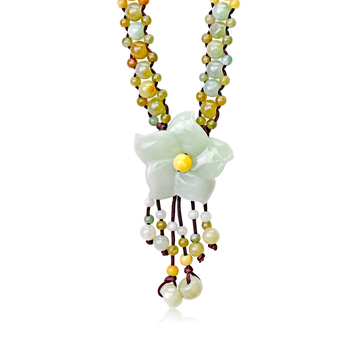 Women's handcrafted jewelry for women featuring columbine flower perfect holiday gift for positivity and grounding