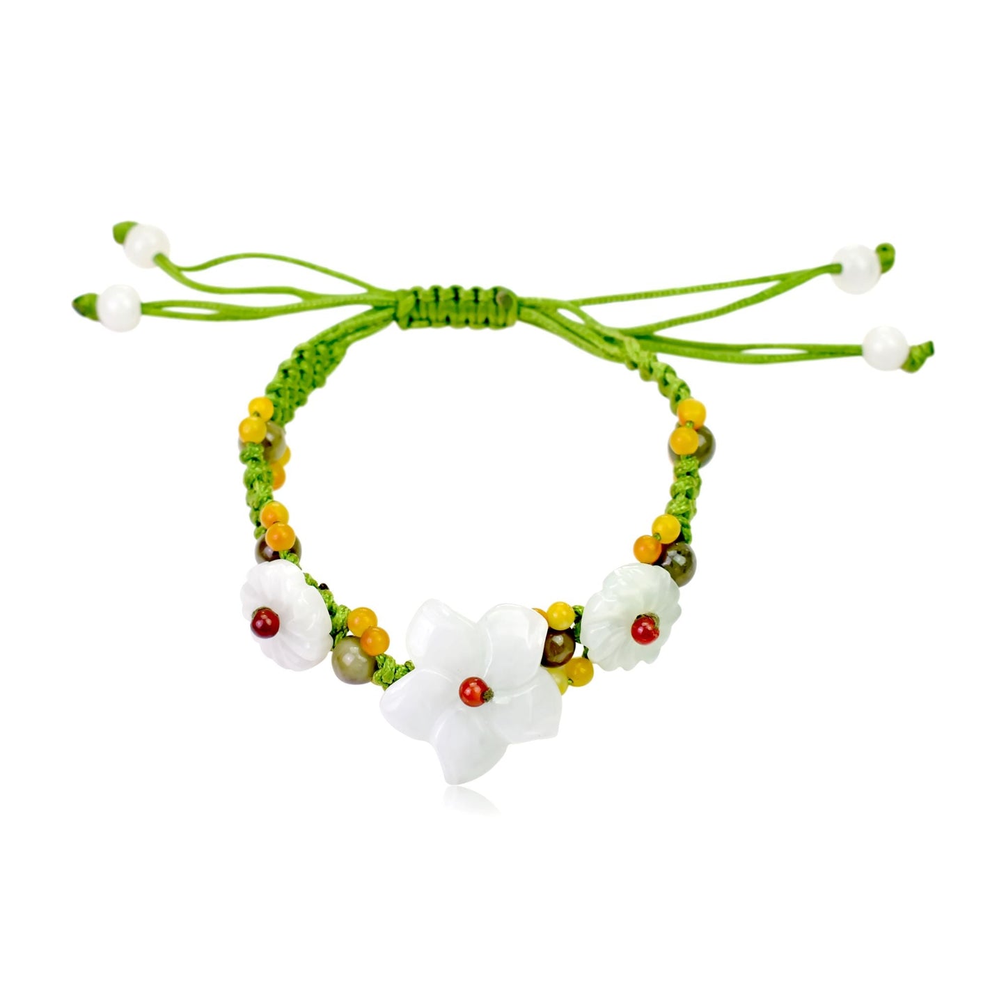 Add a Pop of Color to Your Style with this Breath of Heaven BraceletBraceletsSerenity Jade
