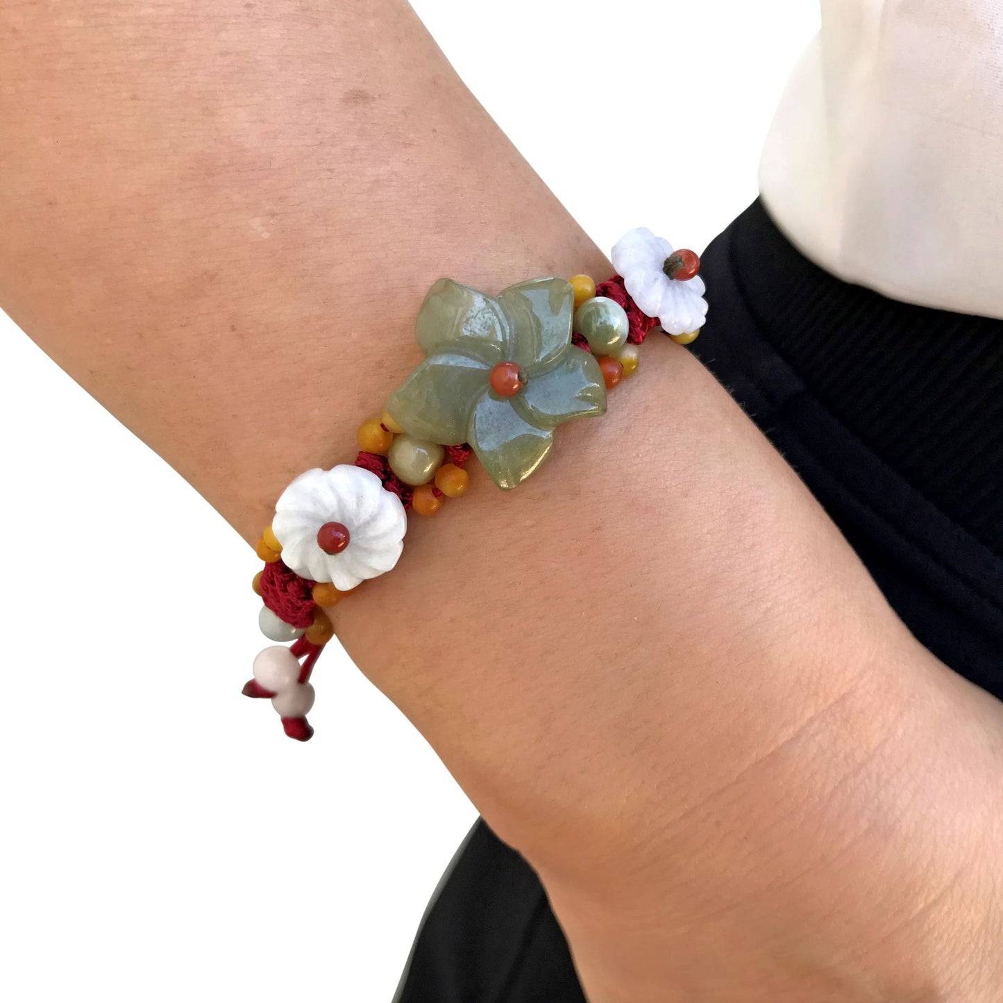 Add a Pop of Color to Your Style with this Breath of Heaven BraceletBraceletsSerenity Jade