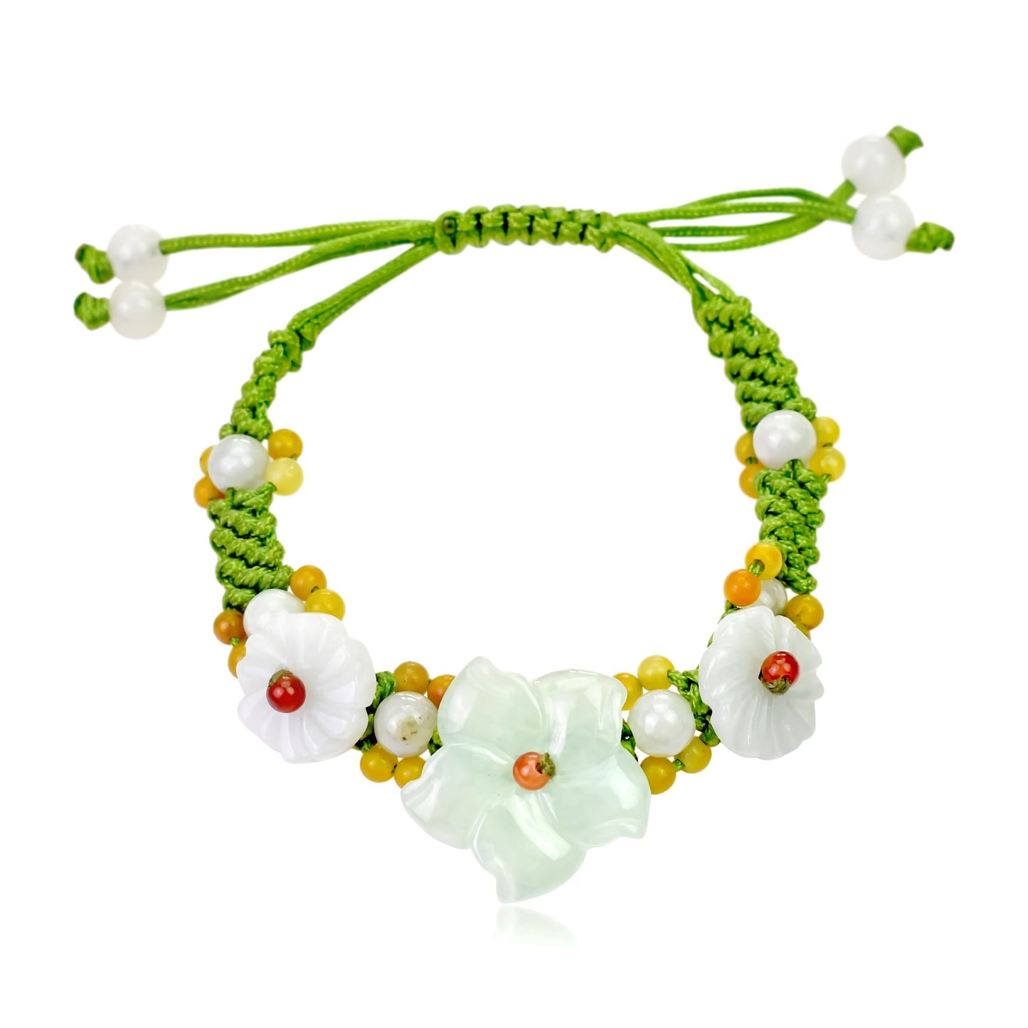 Add a Pop of Color to Your Style with this Breath of Heaven BraceletBraceletsSerenity Jade