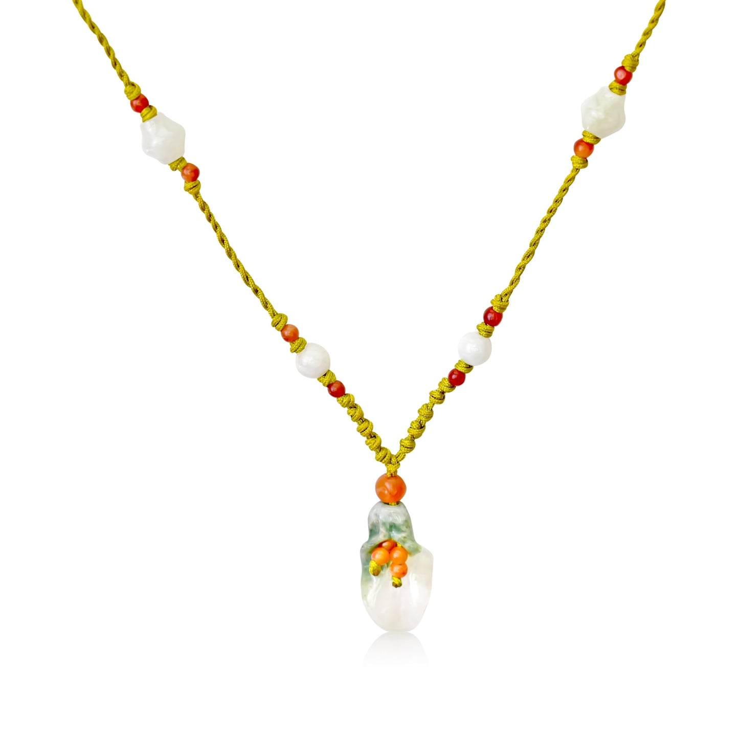 Add a Touch of Luxury to Your Look with the Bellflower Jade NecklaceNecklacesSerenity Jade