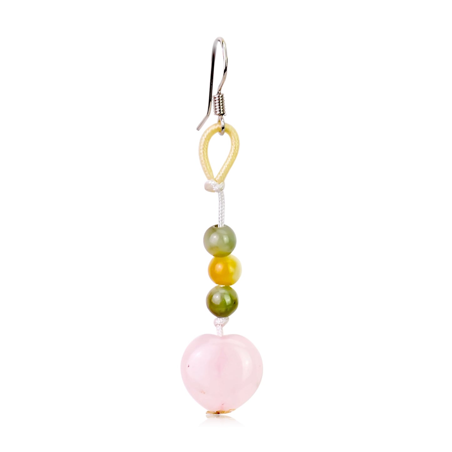 Add a Touch of Romance: Rose Quartz Heart EarringsEarringsSerenity Jade