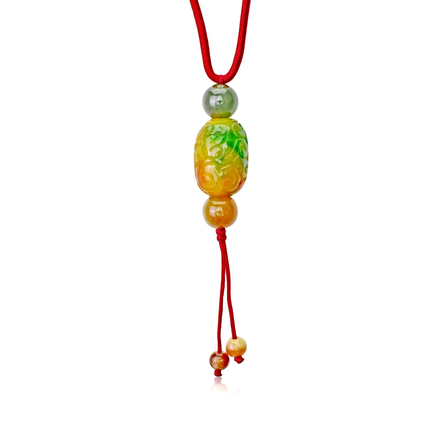 Add Opulence to Your Wardrobe with the Embroidery Jade Pendant NecklaceNecklacesSerenity Jade