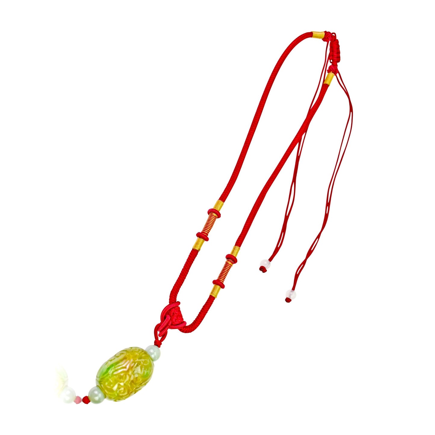 Add Opulence to Your Wardrobe with the Embroidery Jade Pendant NecklaceNecklacesSerenity Jade