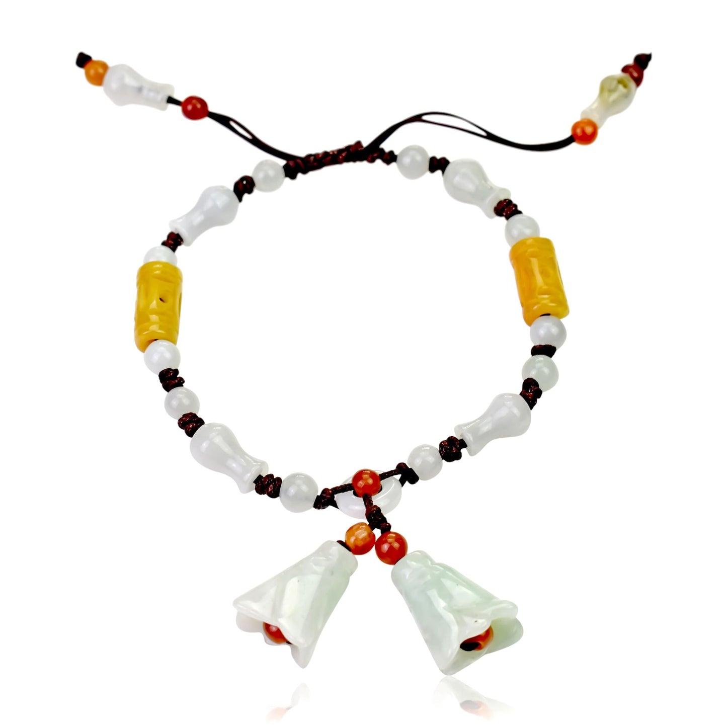 Add Sparkle to Your Outfit with the Cute Dangling Bellflower BraceletBraceletsSerenity Jade