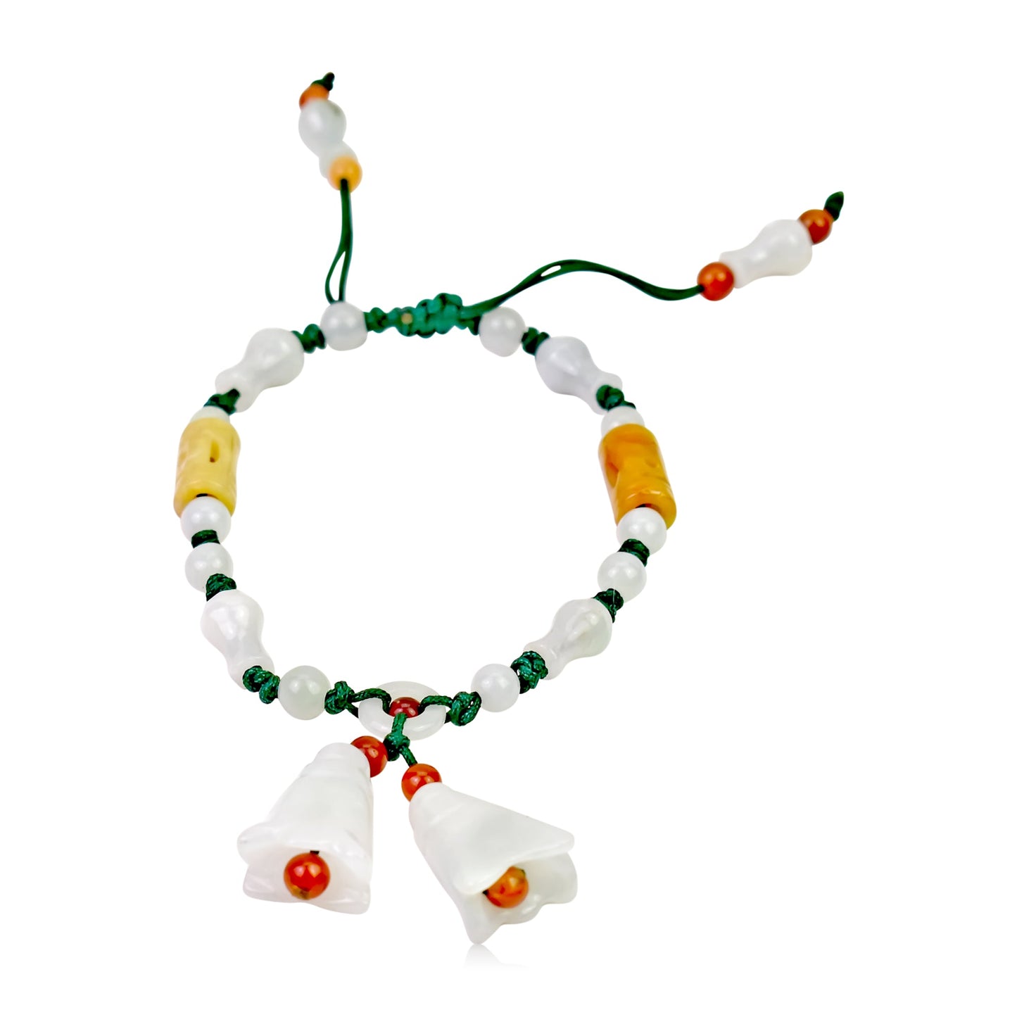 Add Sparkle to Your Outfit with the Cute Dangling Bellflower BraceletBraceletsSerenity Jade