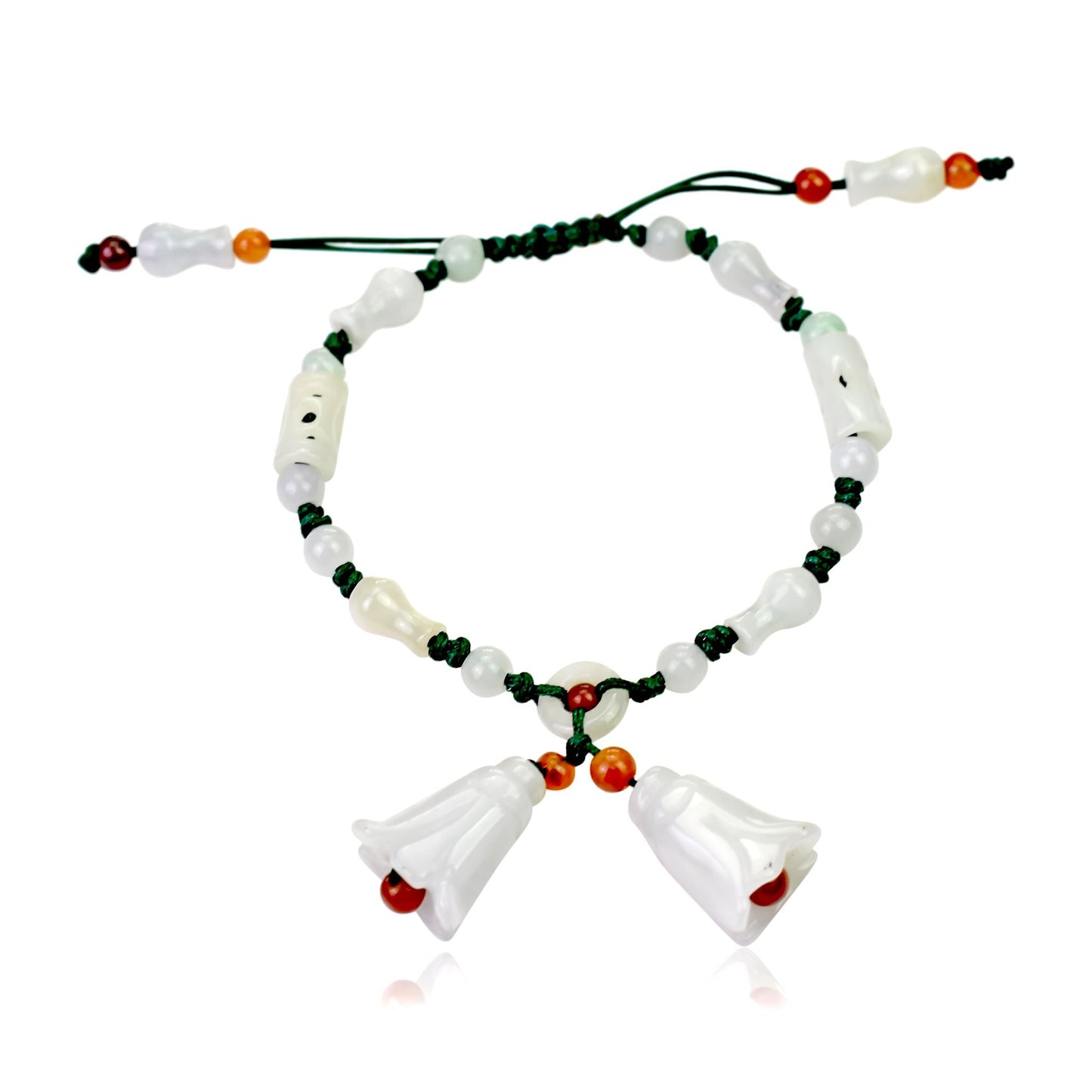 Add Sparkle to Your Outfit with the Cute Dangling Bellflower BraceletBraceletsSerenity Jade