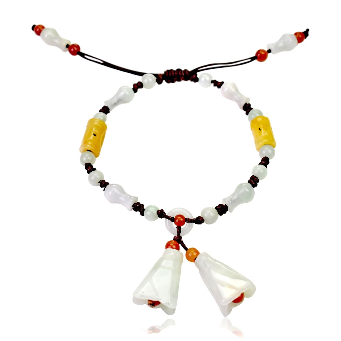 Add Sparkle to Your Outfit with the Cute Dangling Bellflower BraceletBraceletsSerenity Jade