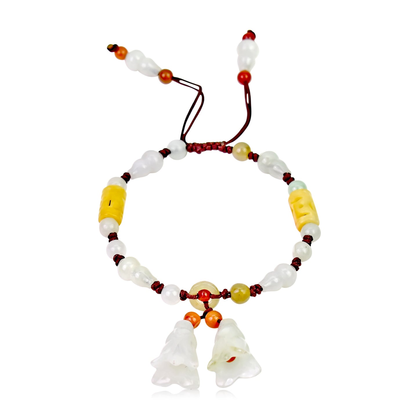 Add Sparkle to Your Outfit with the Cute Dangling Bellflower BraceletBraceletsSerenity Jade