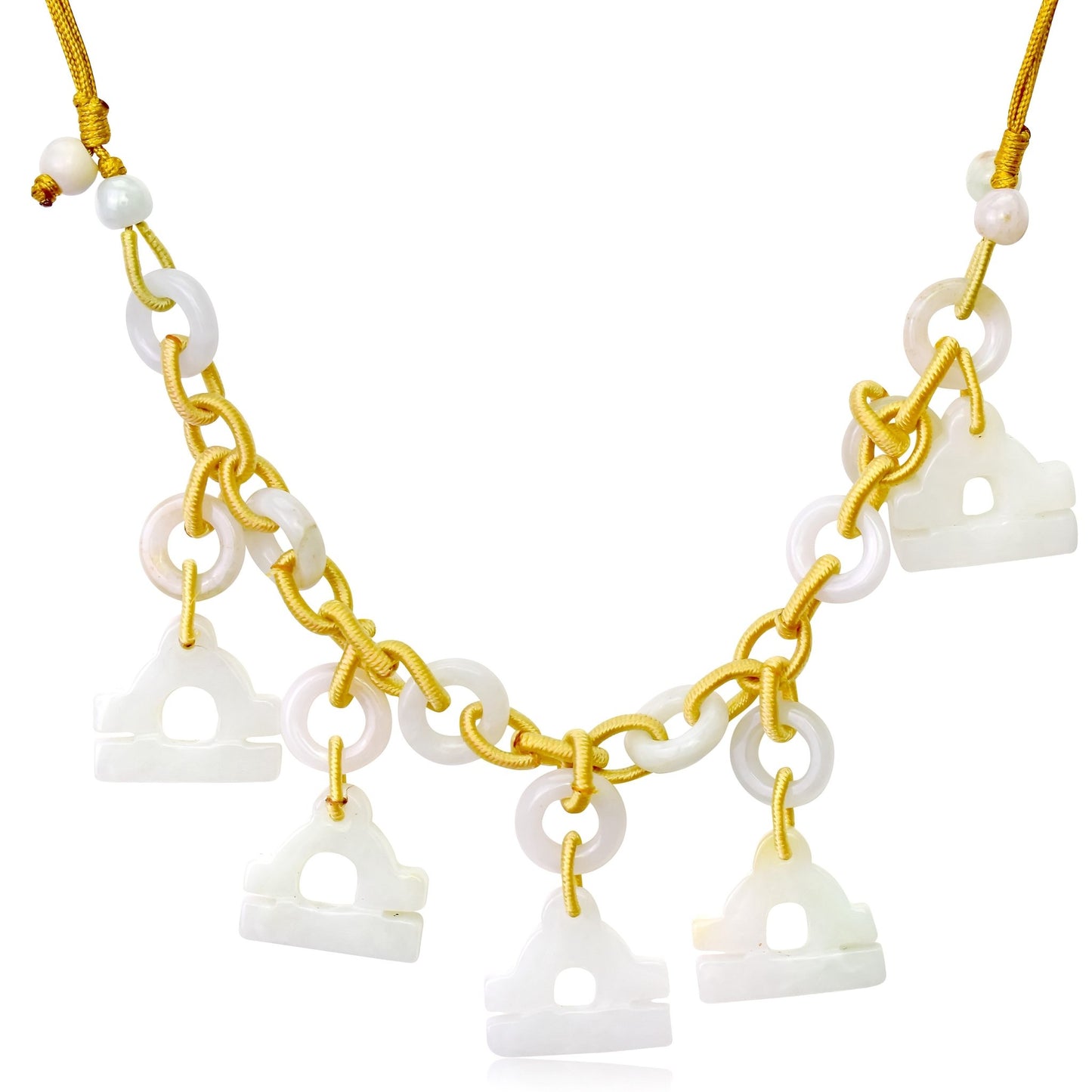 Balance and Beauty with the Hand - Carved Libra Astrology Jade NecklaceNecklacesSerenity Jade